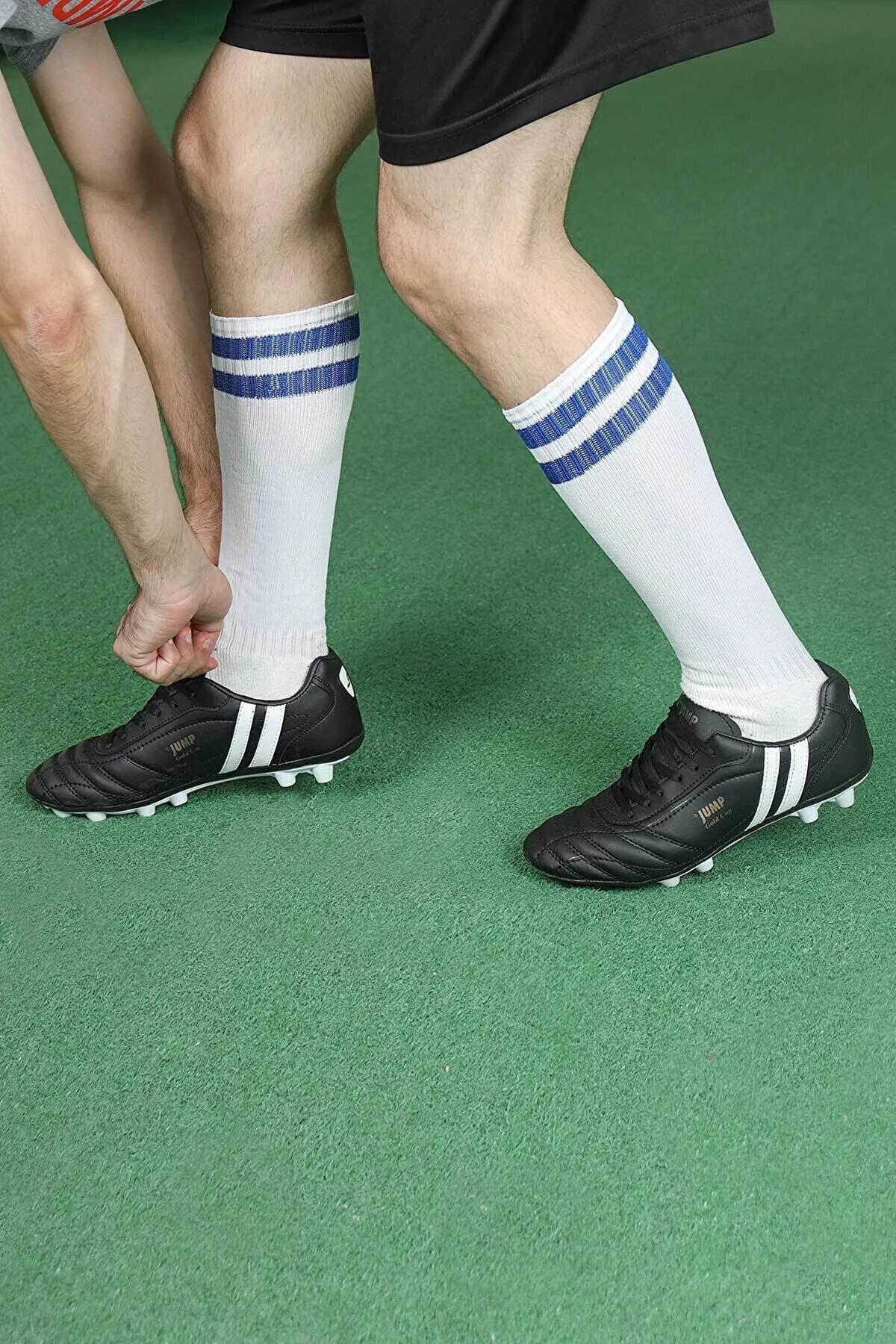 Jump 13256 Siyah Çim Halı Saha Kramponu Futbol Ayakkabısı görsel 2