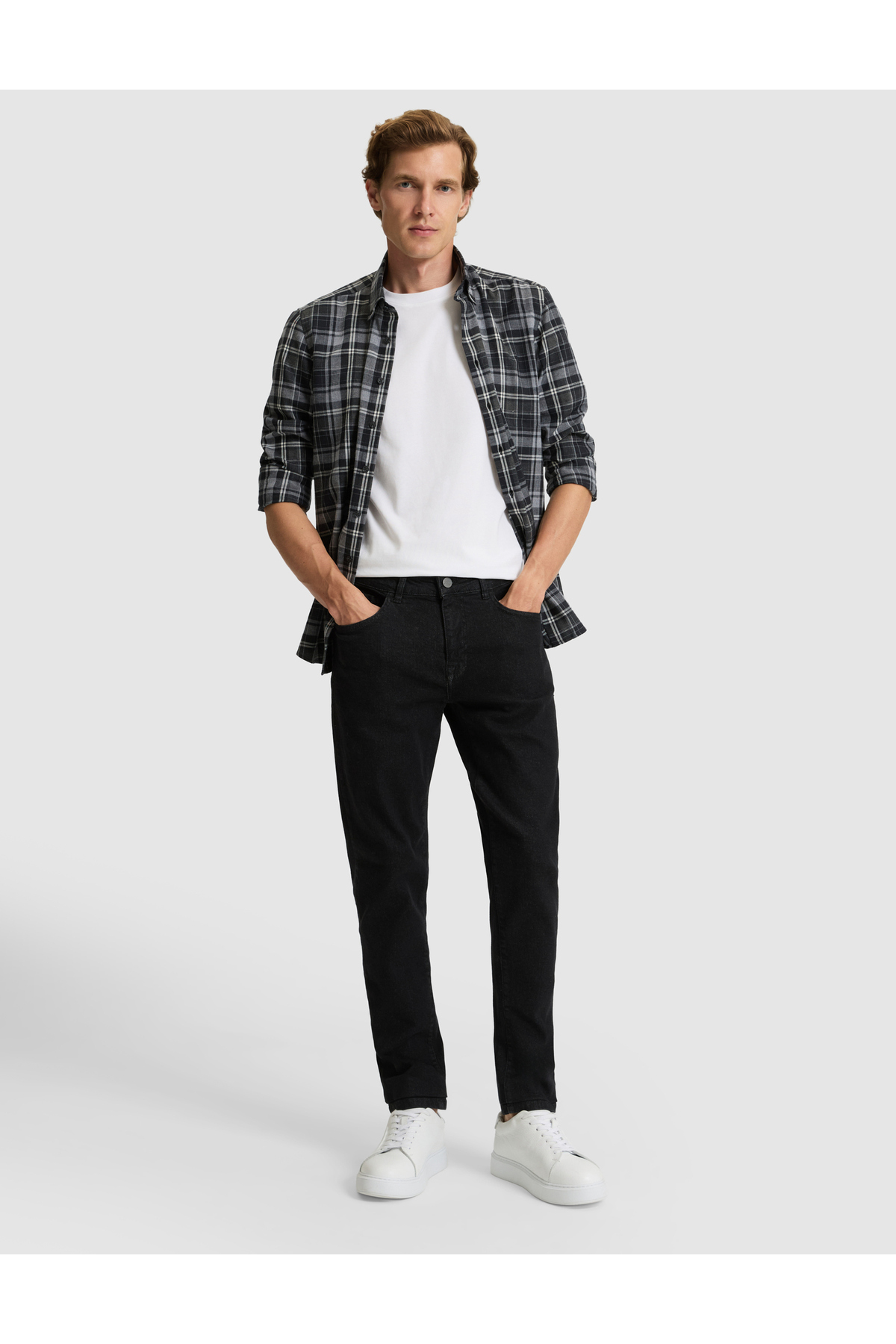 Pierre Cardin Siyah Slim Fit Jean Pantolon 50308928-VR046
