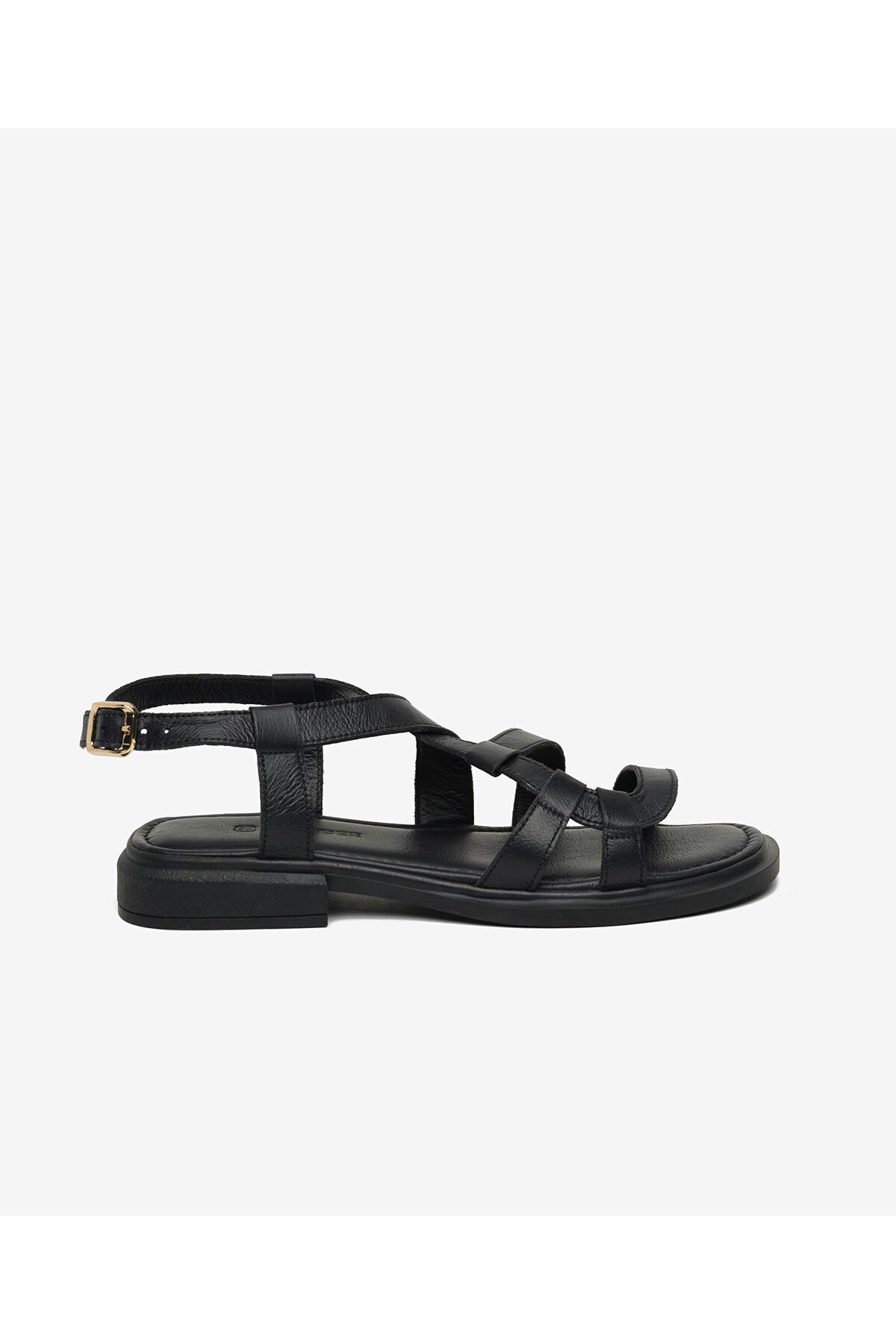Kadın Siyah Hakiki Deri Sandalet 6Y2US59350
