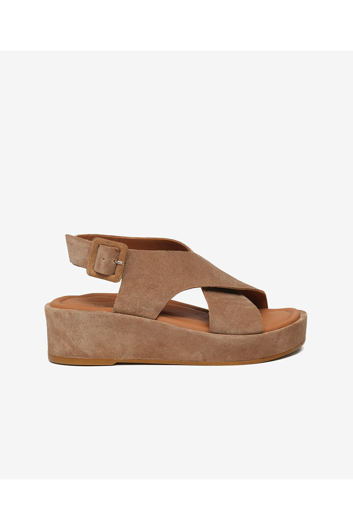 Greyder Kadın Tütün Hakiki Deri Comfort Sandalet 6Y2CS35821