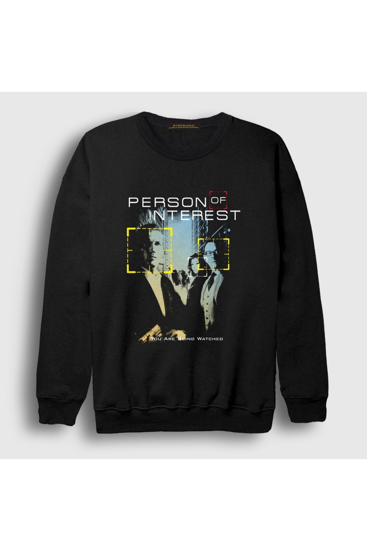Presmono Unisex Black Poster Person of Interest Sweatshirt 620638Tt