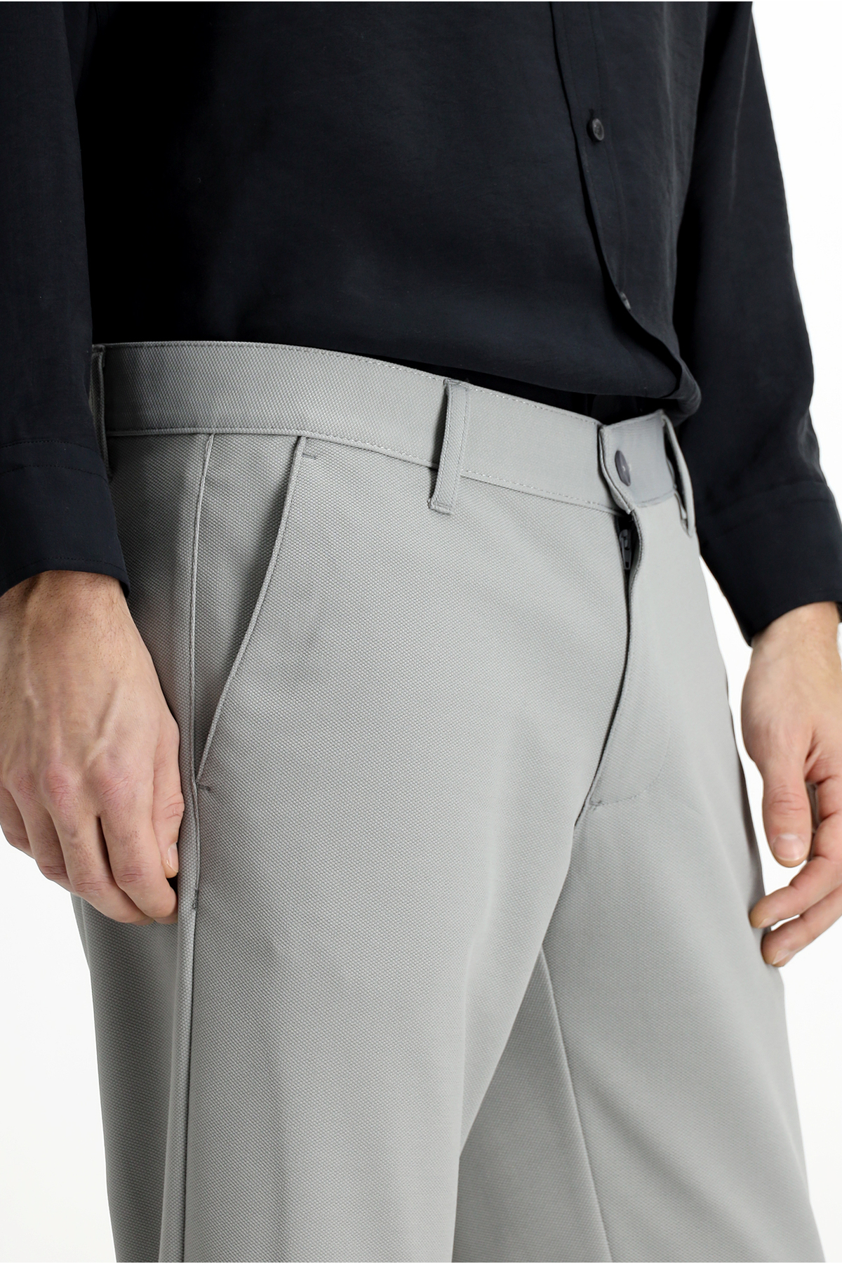Kiğılı Slim Fit Dar Kesim 4 Mevsim Esnek Chino Spor Pantolon görsel 5