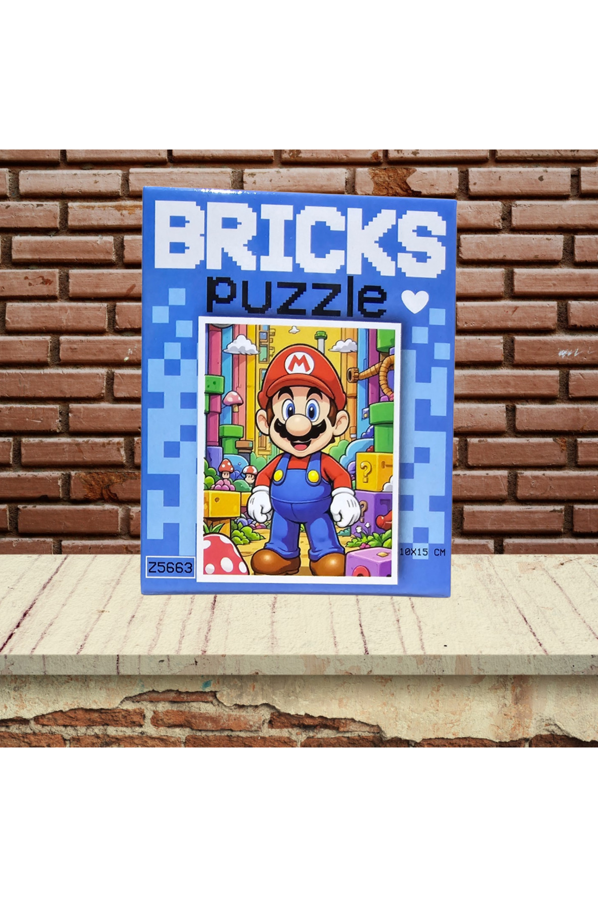 Bricks PUZZLE 10X15 PUZZLE 100 PARÇA NO:2 SUPER MARIO - Fiyatı
