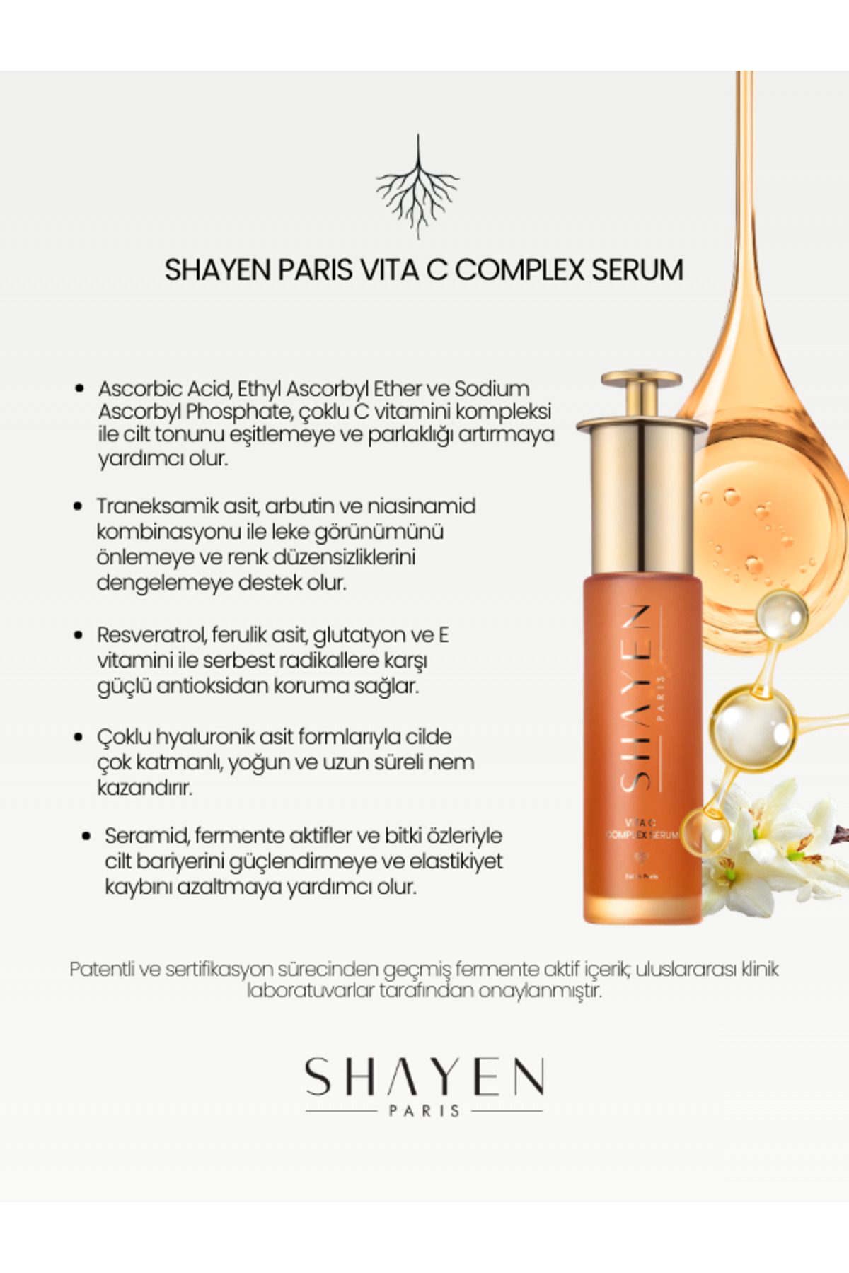 Aydınlatıcı ve Sıkılaştırıcı 2'li Serum Seti - Collagen Gold Fiber Serum ®️ + Vita C Complex ®️ , ( Fermante Çoklu Complex C Vitamini Serumu ) — RPS-0007 — تصویر 9 از 9