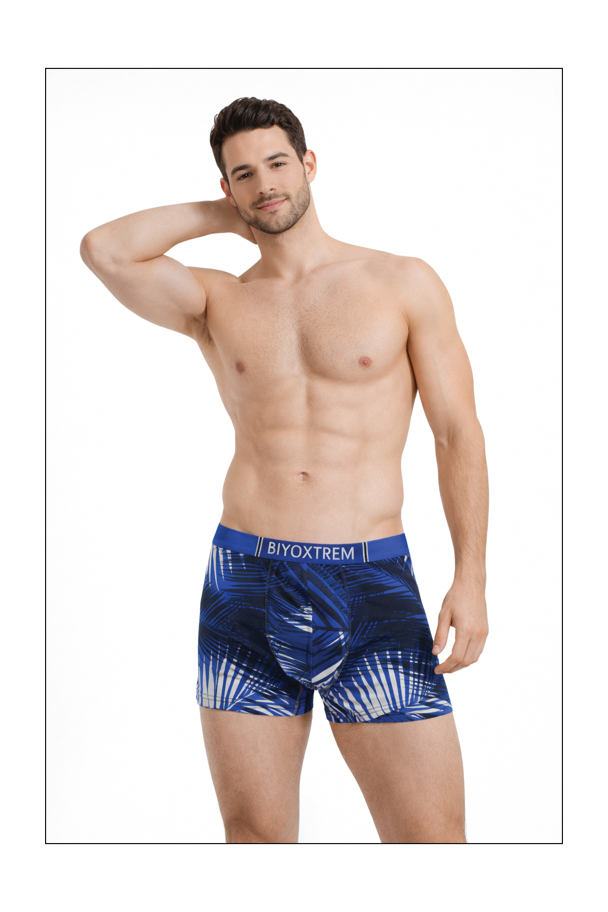 BİYO XTREME Erkek Desenli Boxer 5'li Paket Likralı görsel 2