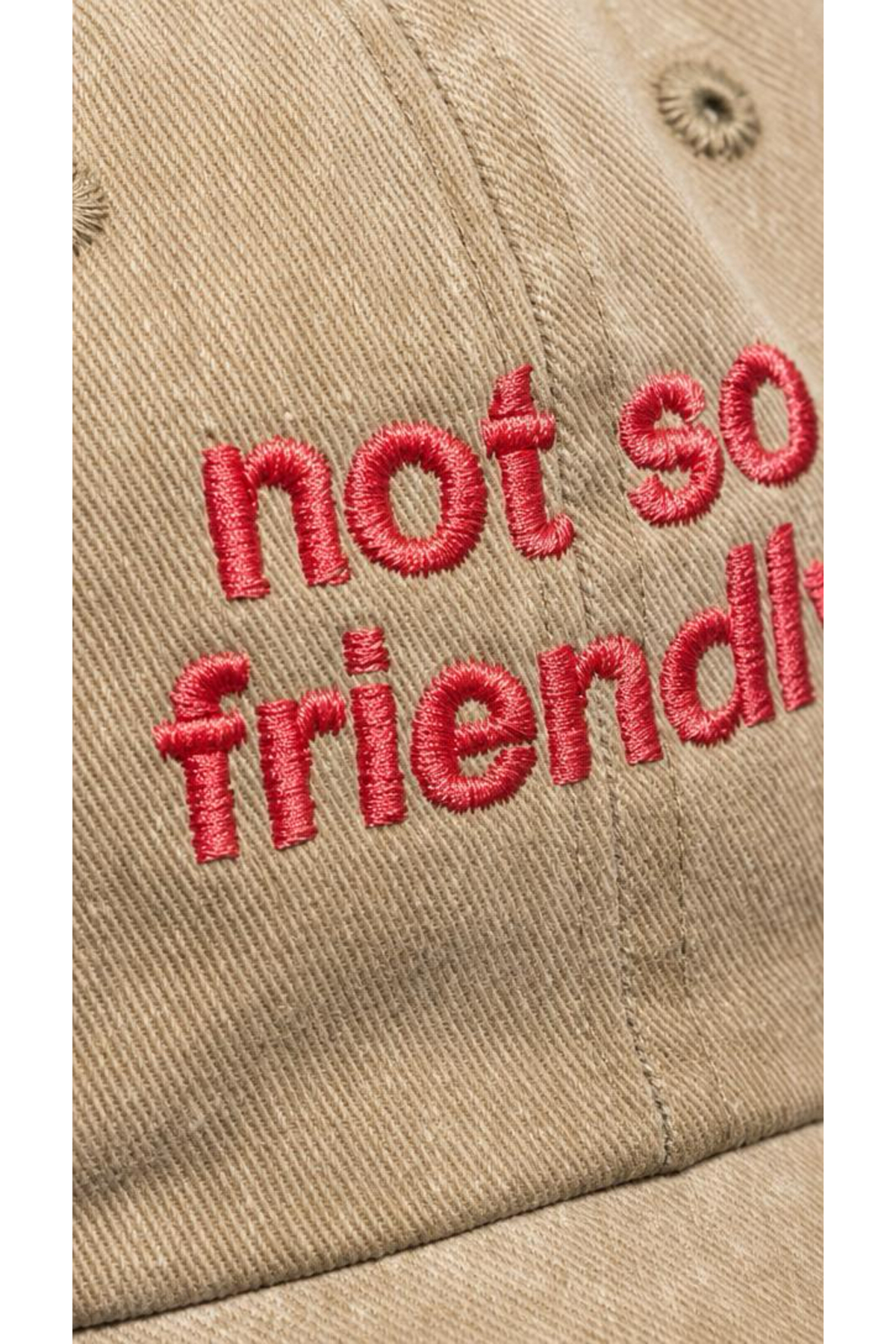 CAP BROS not so friendly Nakışlı Yıkamalı Şapka Kep görsel 2