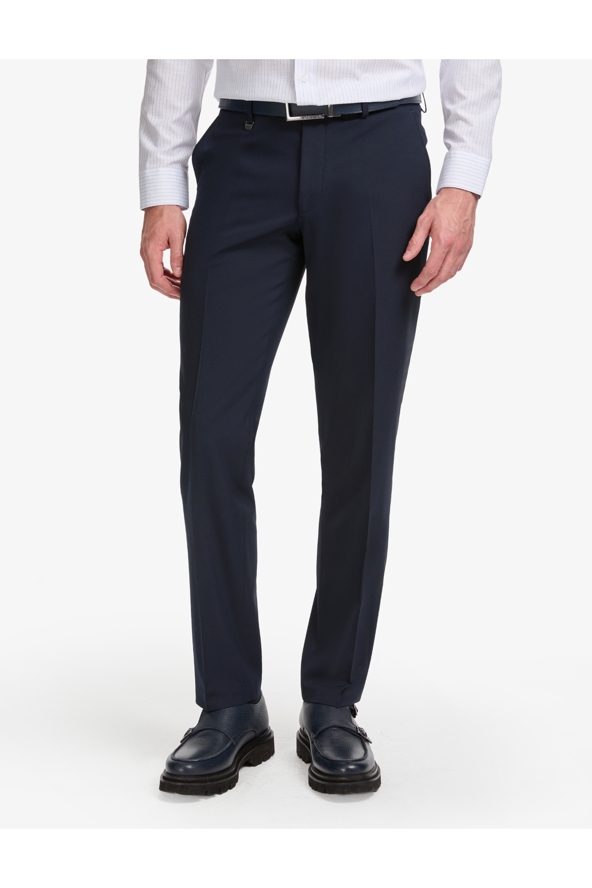Pierre Cardin Lacivert Slim Fit Kumaş Pantolon 50325156-VR033 görsel 2