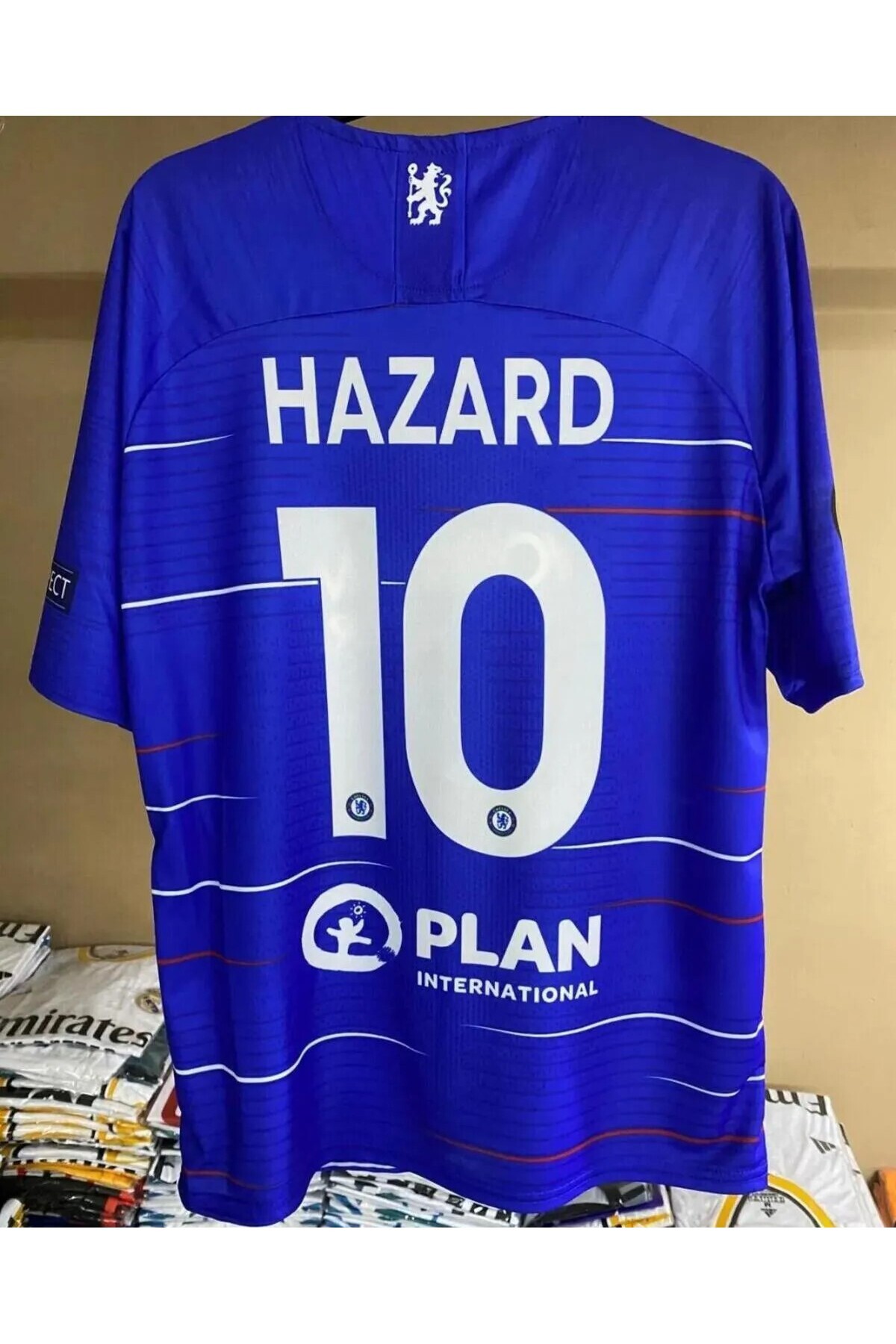【最終値引】 HAZARD 10 ジャージ FINAL BAKU 2019 BYSPORTAKUS Chelsia 2019 Bakü Finali Eden Hazard Nostalji Forması