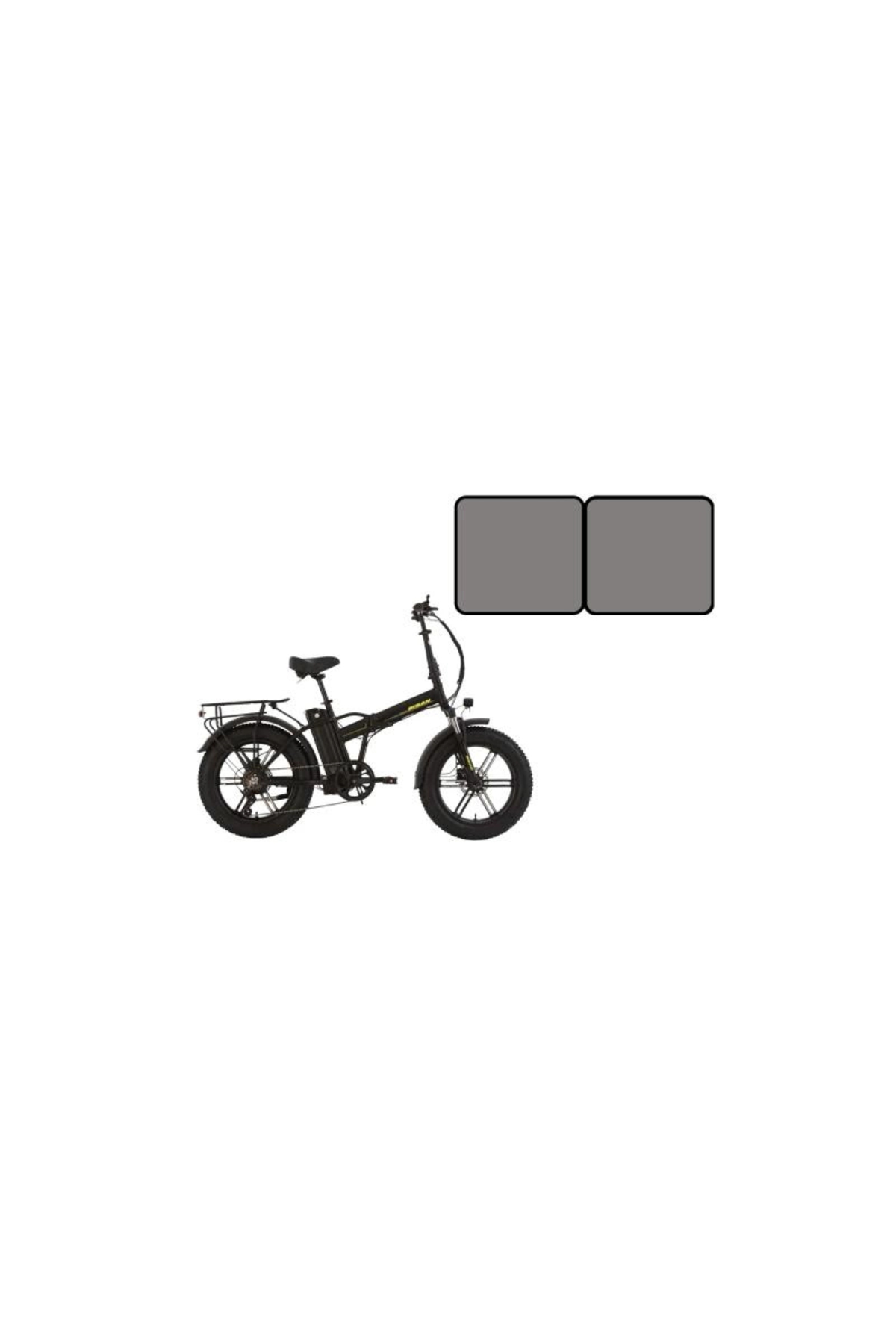 Bisan E-foldi̇ng Gaz Kollu F4 Elektri̇kli̇ Katlanir Bi̇si̇klet 43cm Md 20 Jant 7 Vi̇tes Metali̇k Gri̇ Gri̇