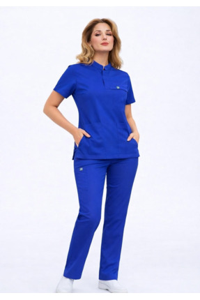 DENİZ MEDİKAL GİYİM LUNA SERİSİ LİKRALI VİSCON TAKIM HEMŞİRE VE DOKTOR FORMAS...