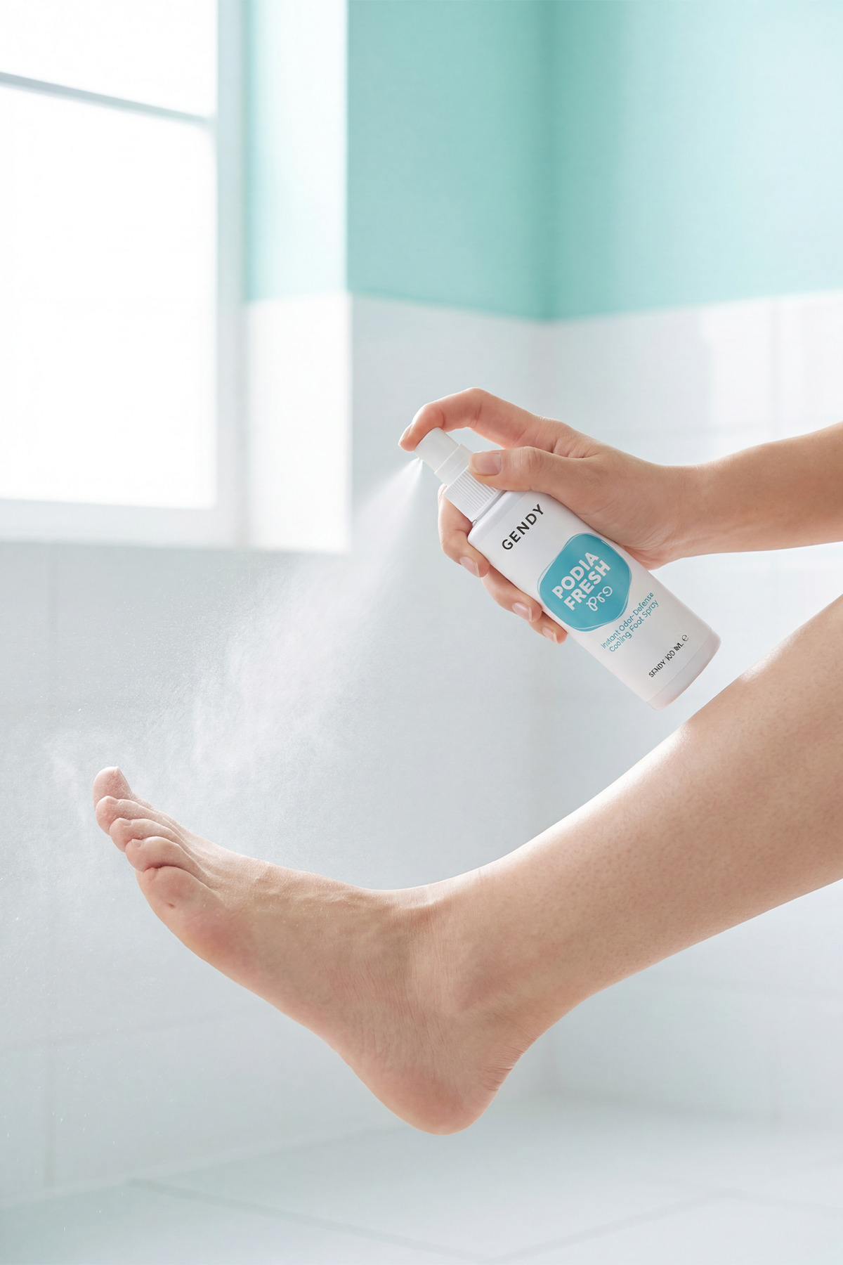 Podia-Fresh Pro - Ayak ve Ayakkabı Kokusu Önleyici, Bakteri Karşıtı ve Anında Ferahlatıcı Ayak Bakım Spreyi 100 ML — GENDY-SPR-PFP — تصویر 4 از 5