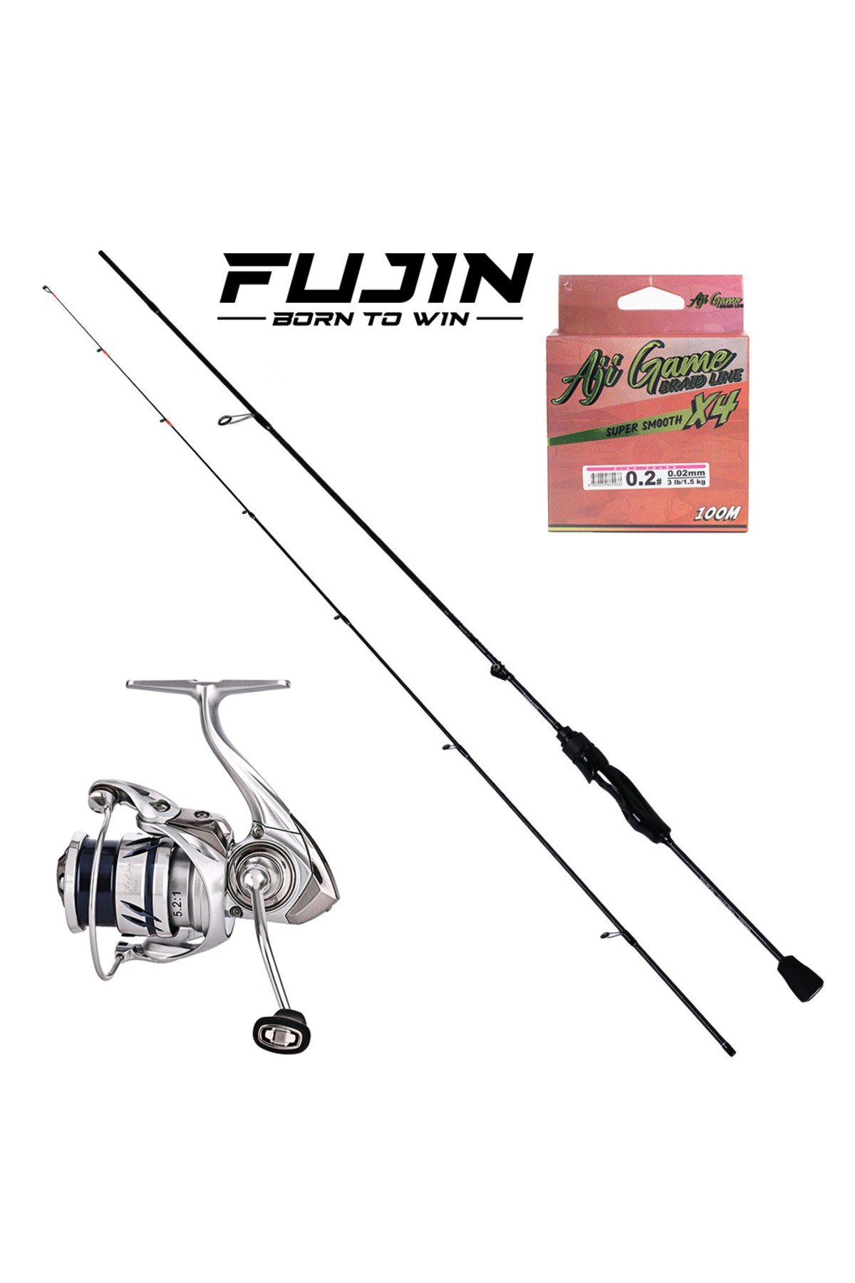 Fujin Ajime Black Swan 190cm 03-4gr - Theone 1000 LRF Olta Seti