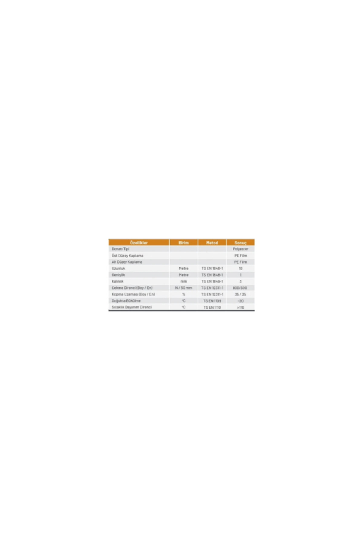MEMBRAN P3000-20 Su Yalıtım Membranı(42 kg 10 M²) 3