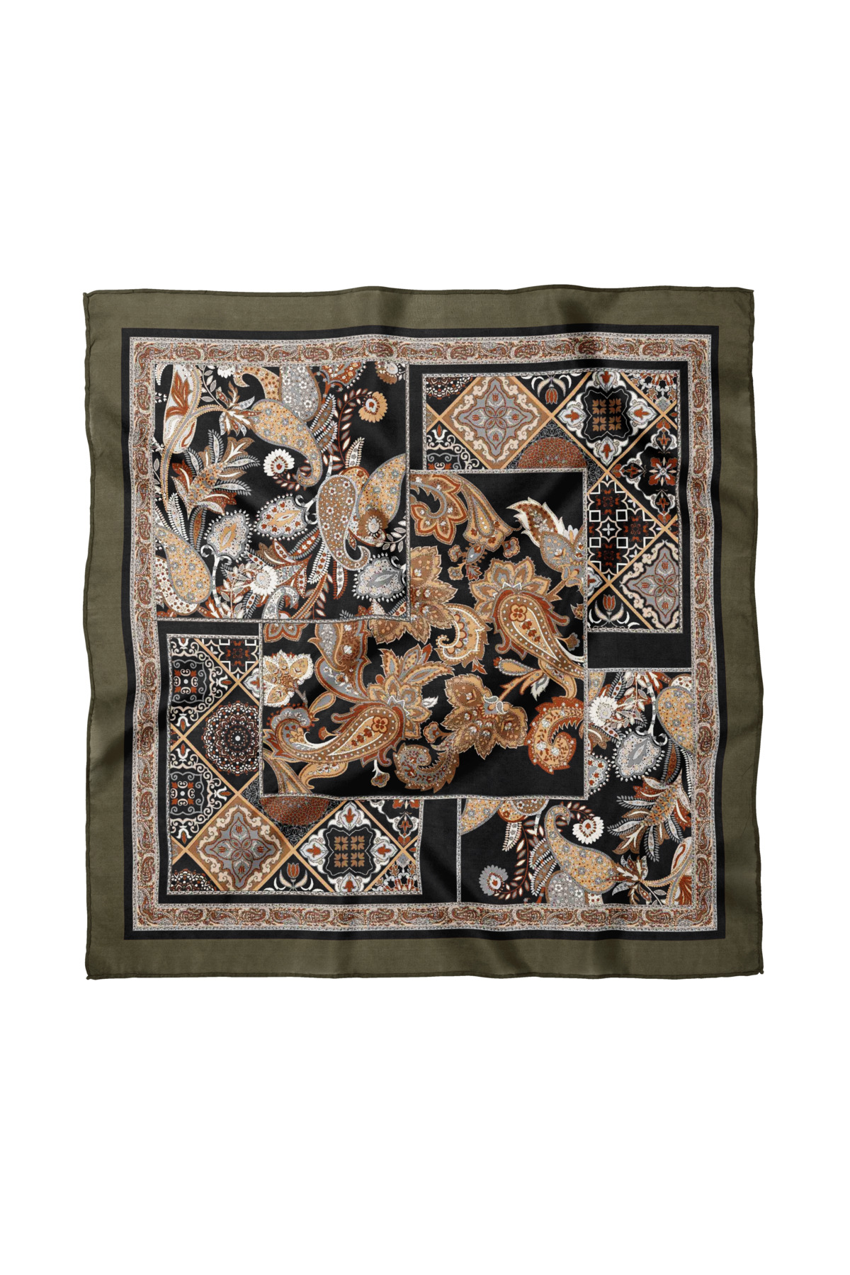 Ethnic Patterned Scarf / Bandana 50x50cm