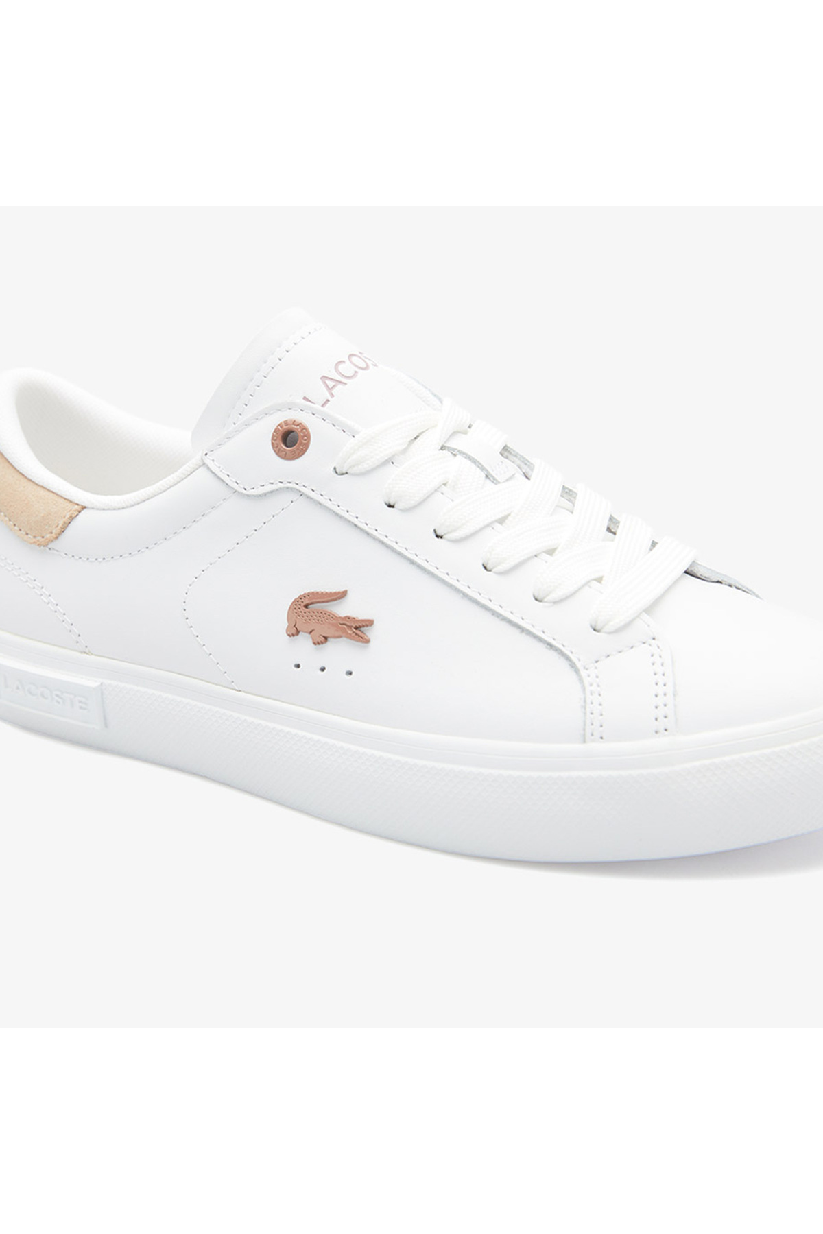 Lacoste Powercourt Kadın Beyaz Sneaker görsel 5