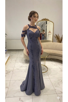 Mergen FÜME ABİYE ELBİSE