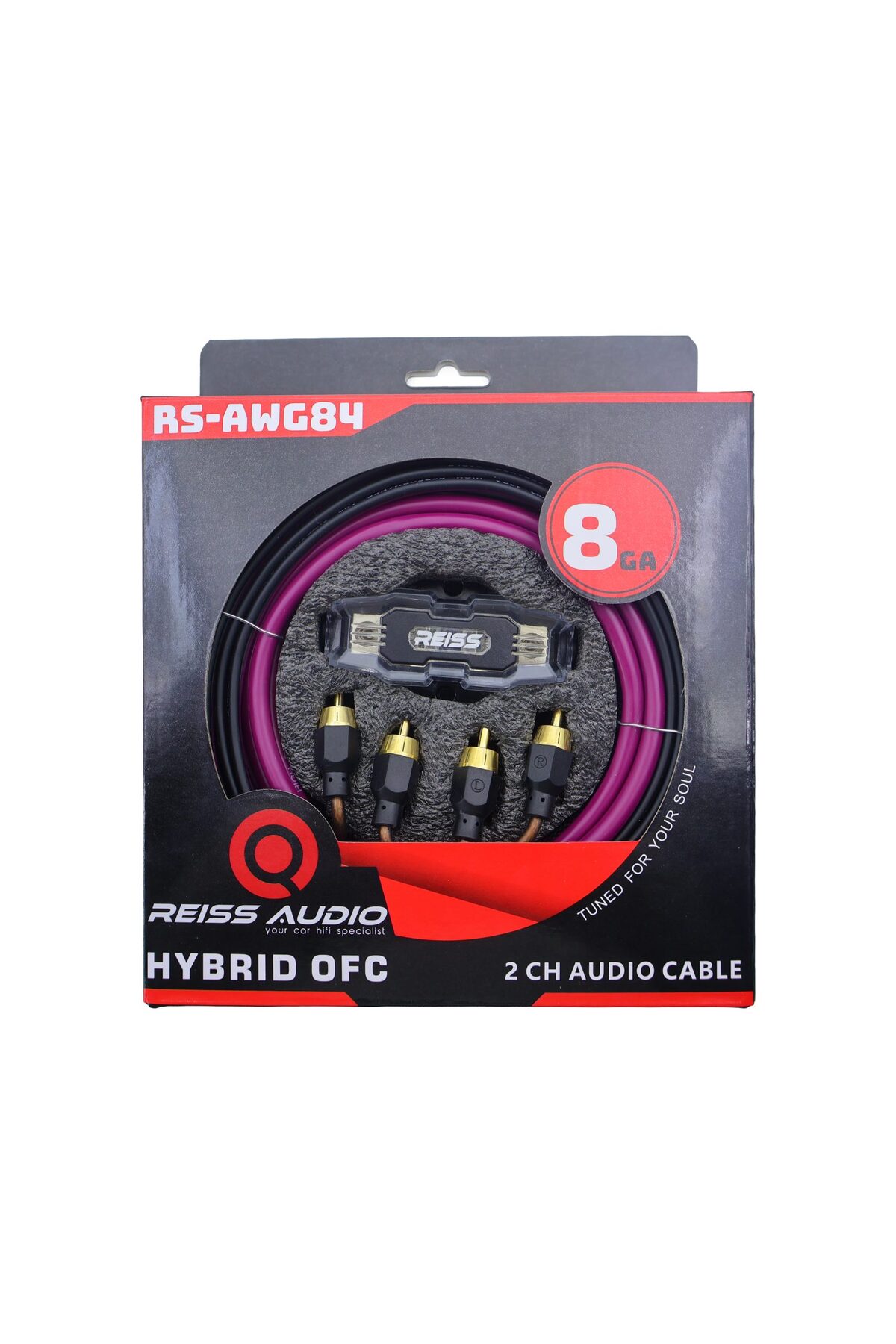 daiセット Reis Audio Deniz Sound Garage 8 ga Kablo Seti Tam Takım RS-AWG84