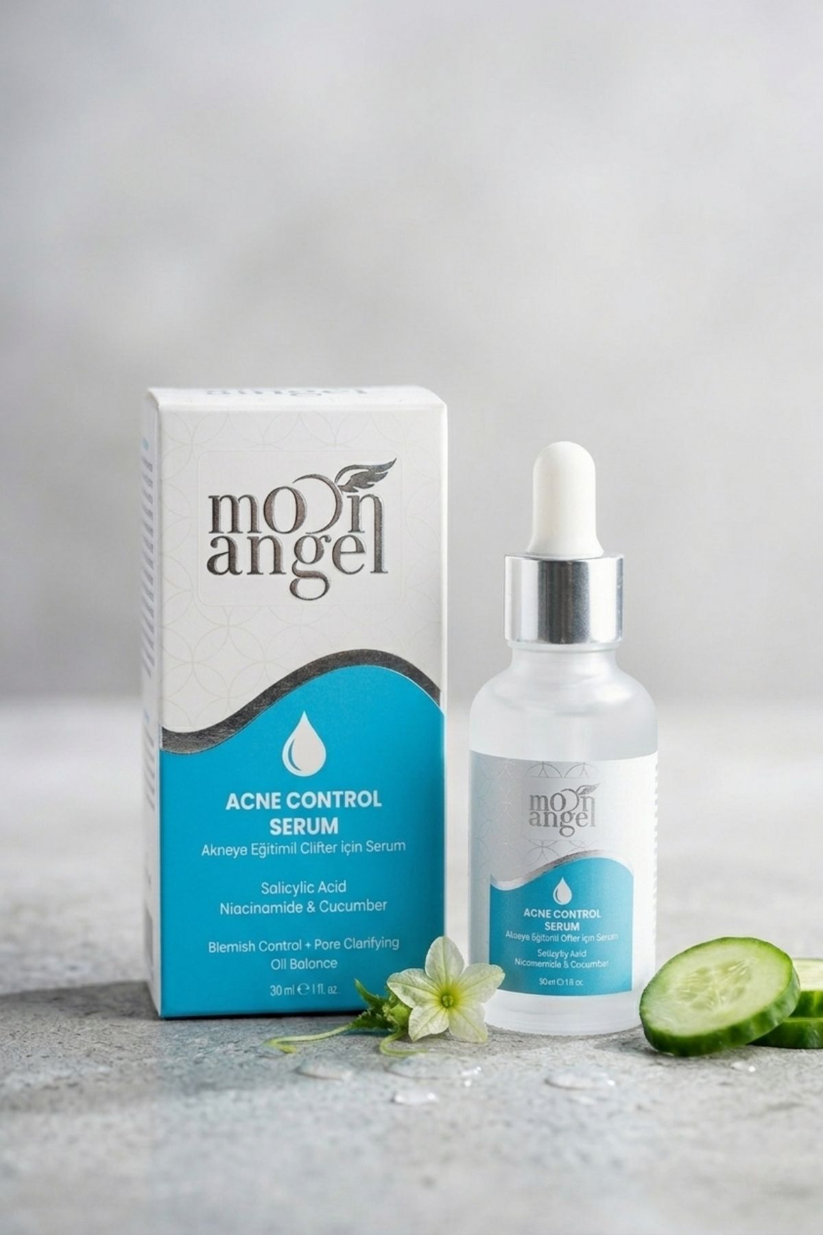 Acne Control Serum 30 ml Akne Karşıtı Gözenek Arındırıcı Yüz Serumu (Salisilik Asit, Niacinamide) — görsel 1
