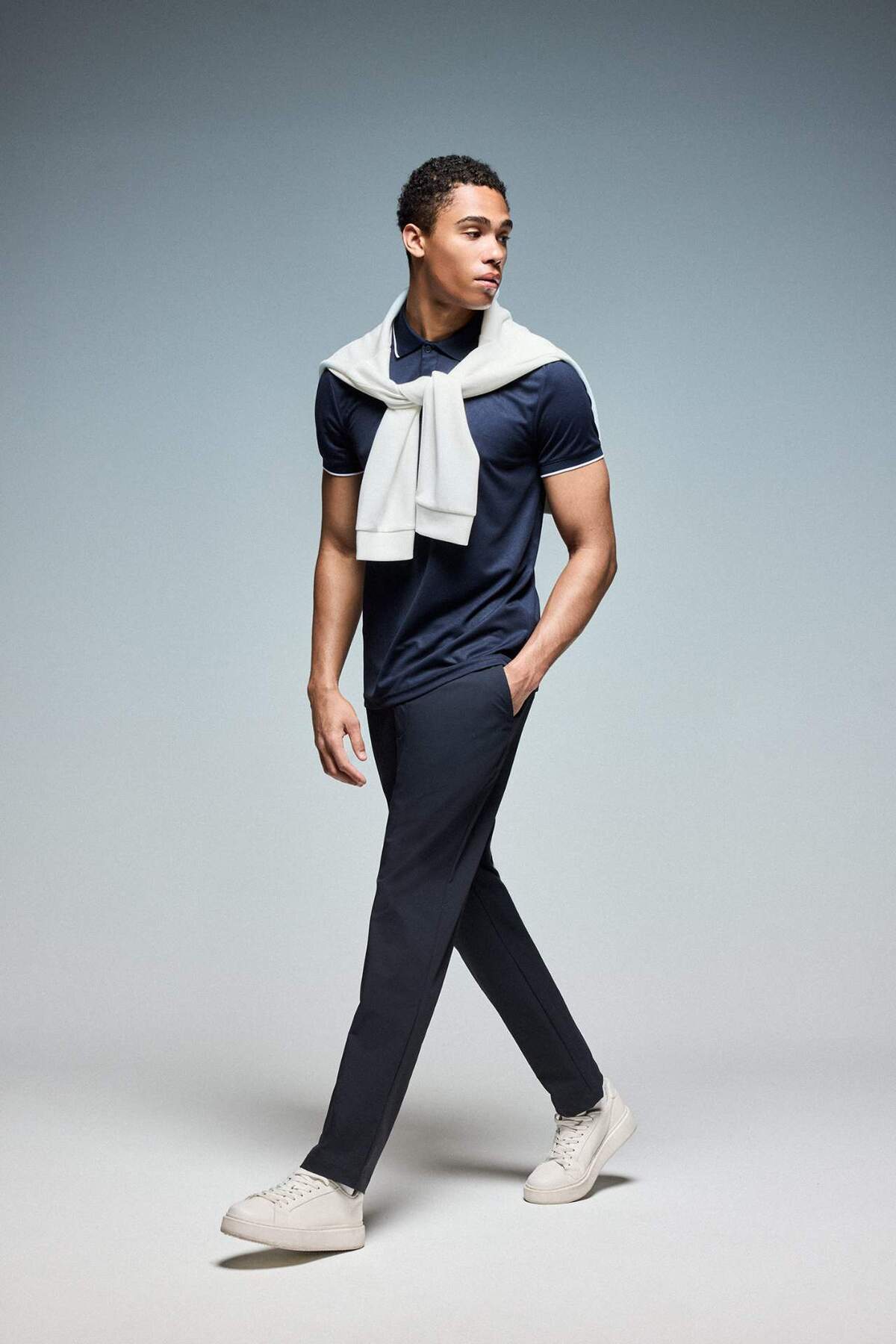 Slim Fit Pantolon G1036AX26SP — سرمه‌ای — تصویر 2 از 6