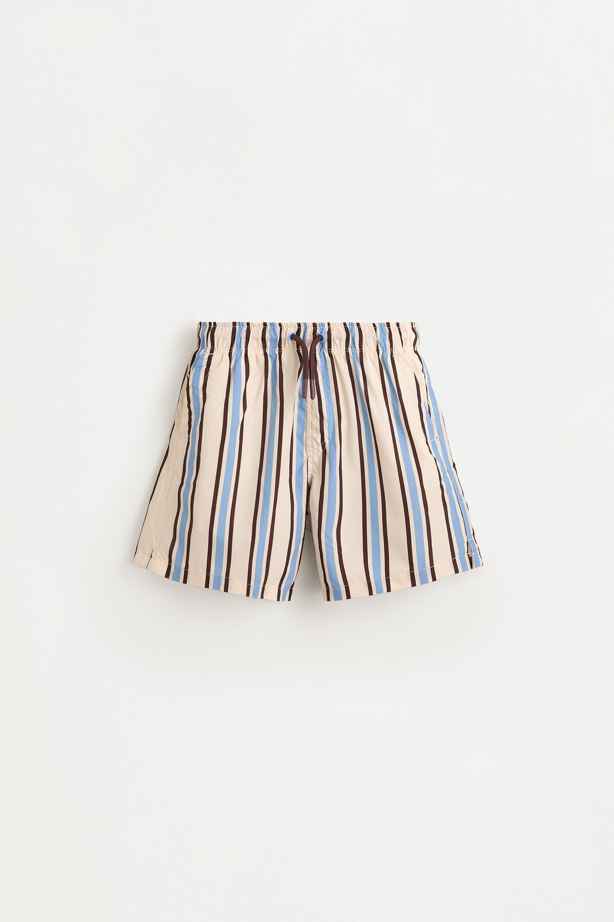 Boy | Brown striped swimsuit