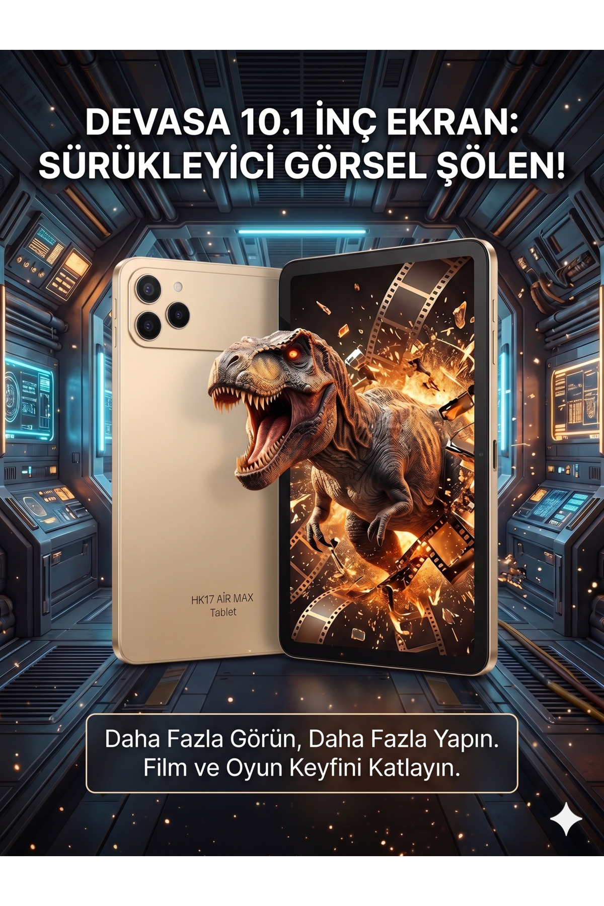 İ-TAB 17 Pro Max Tablet - 16 GB RAM 1TB Hafıza | Sim Kartlı | Klavye Mouse Kalem Kılıf Full Set