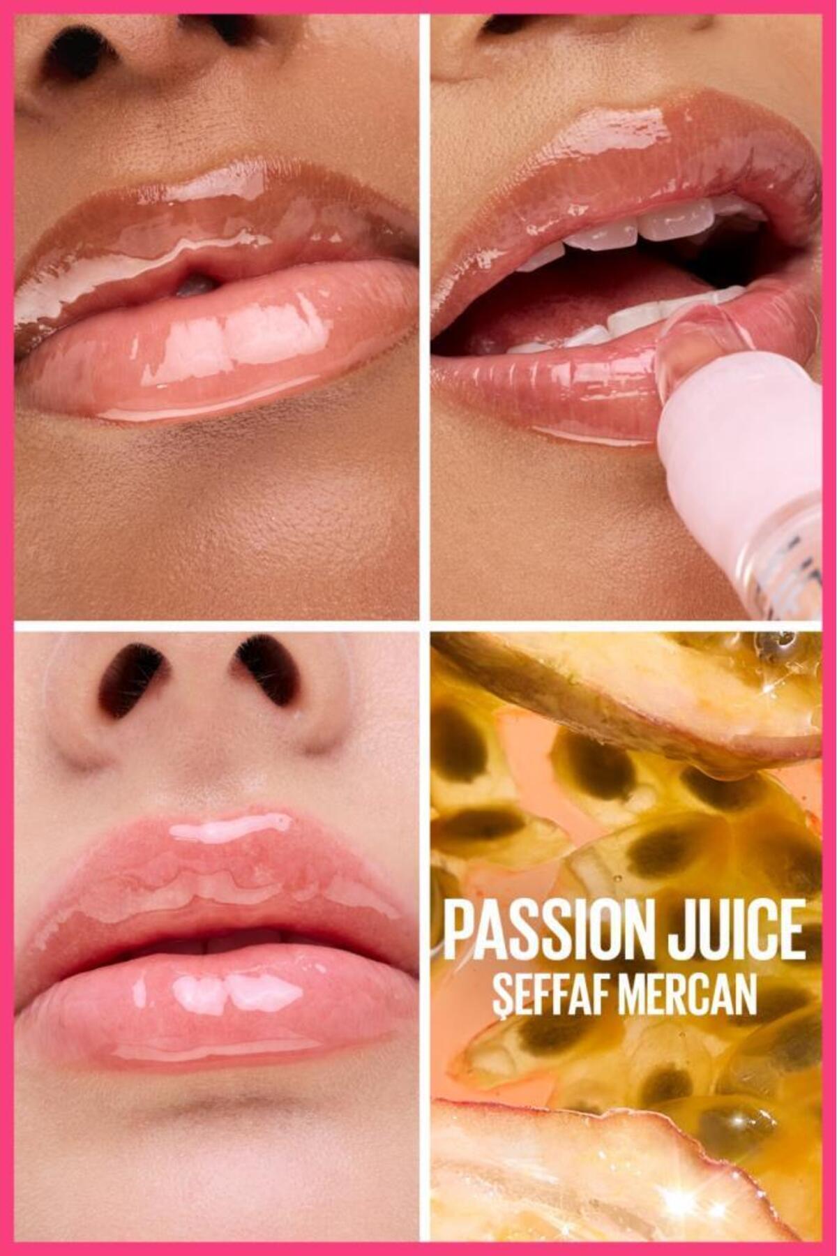 برق لب ژل لیفت کننده فوق العاده براق و مرطوب کننده - 03 Passion Juice — با MYBLIFTERGELDDKPRL — تصویر 3 از 9