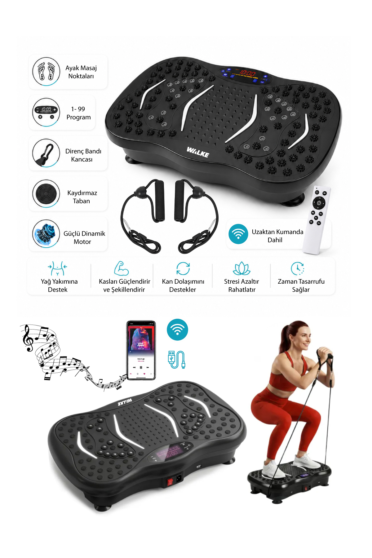 Vibrating Exerciser | Hip, Abdomen, Arm and Leg Sports Device