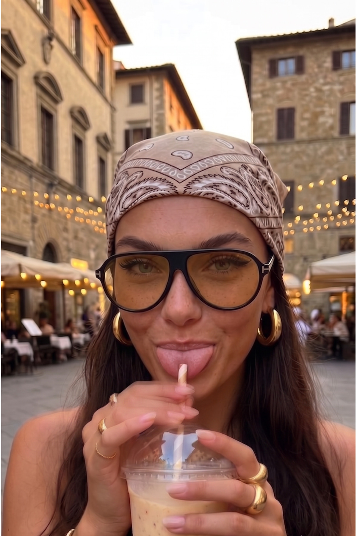 Koi Eyewear Siyah Çerçeve Nude Cam Pilot Mavi Işık Korumalı Gözlük görsel 2
