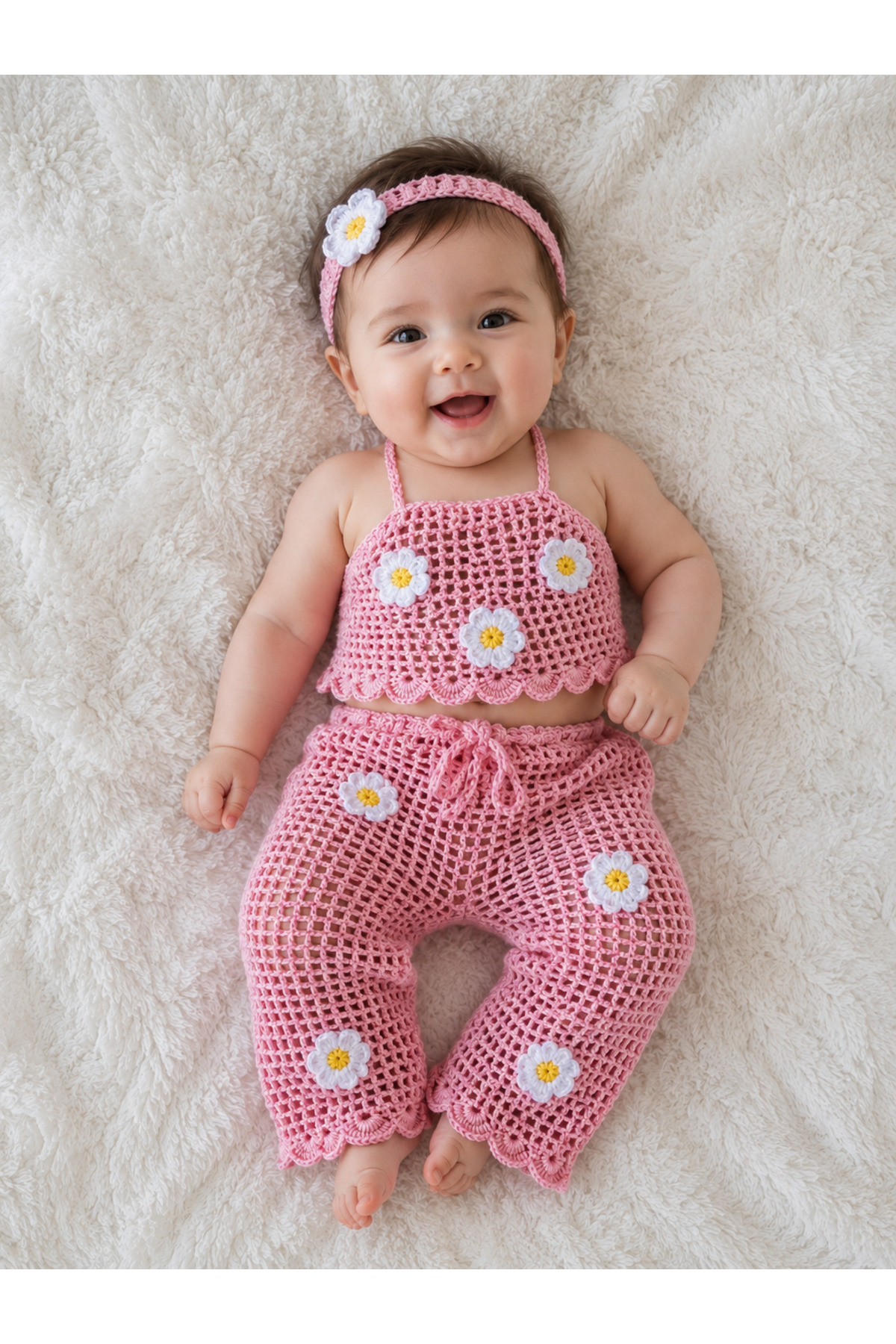 tce the charme elegant Hand Knitted Baby Set