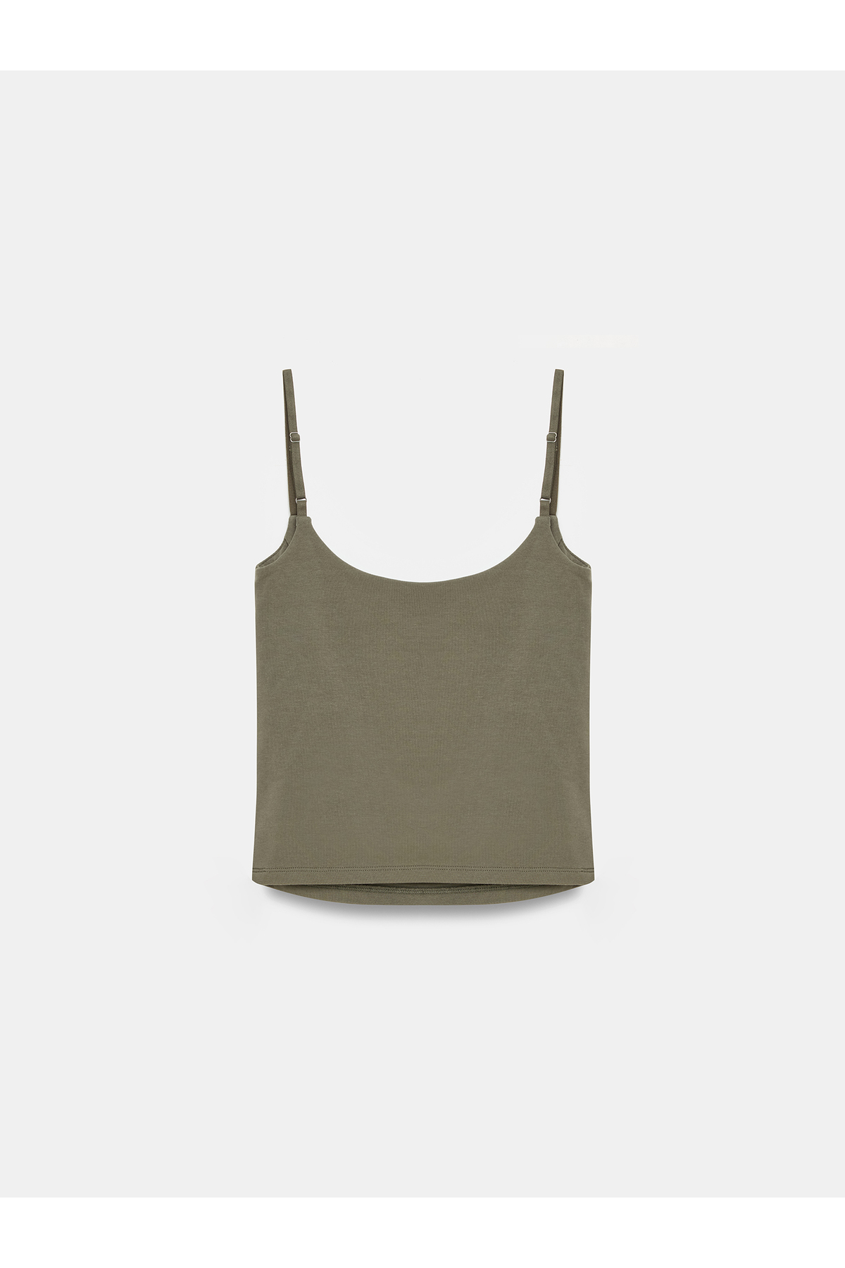 Dilvin  21200 Bra-Free Askılı Top-Haki - Görsel 7