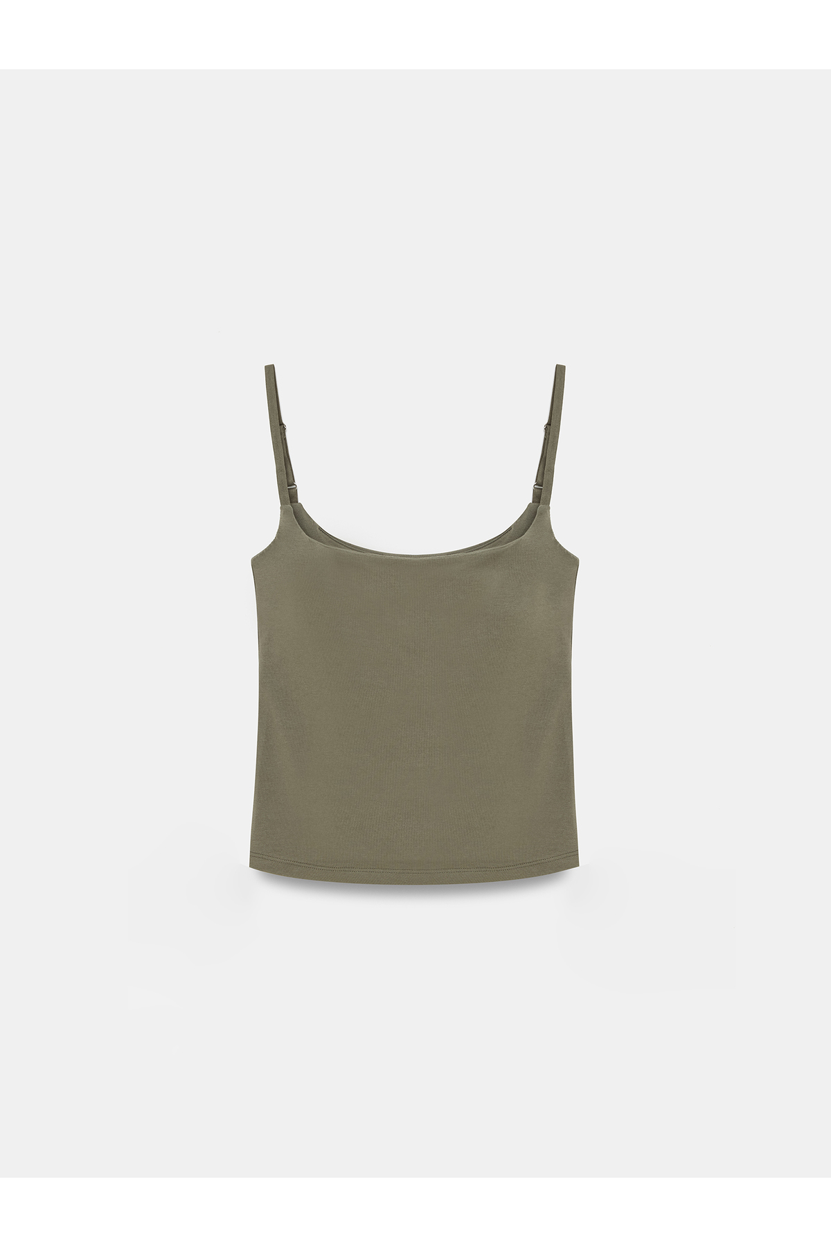 Dilvin  21200 Bra-Free Askılı Top-Haki - Görsel 6