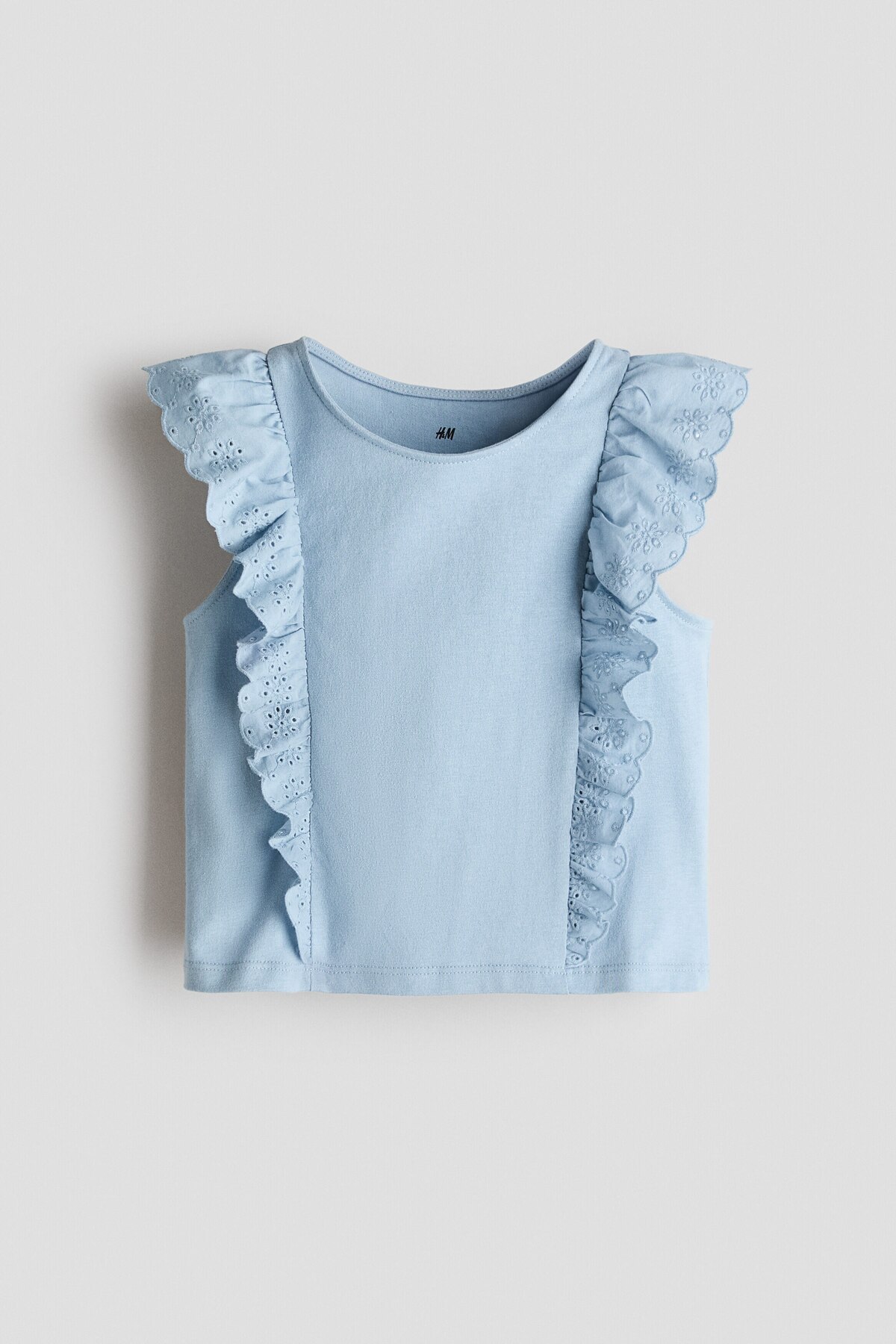 تاپ نخی و چین‌دار اچ اند ام بلوز H&M