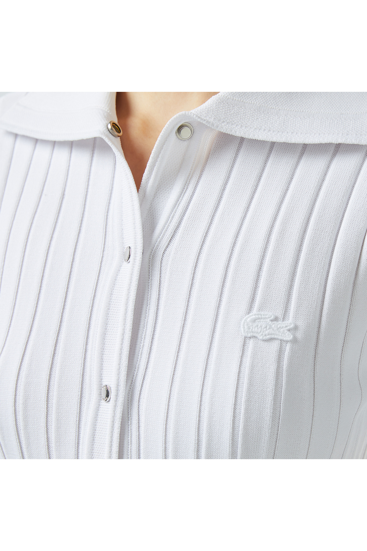 Lacoste Kadın Krem Elbise görsel 5