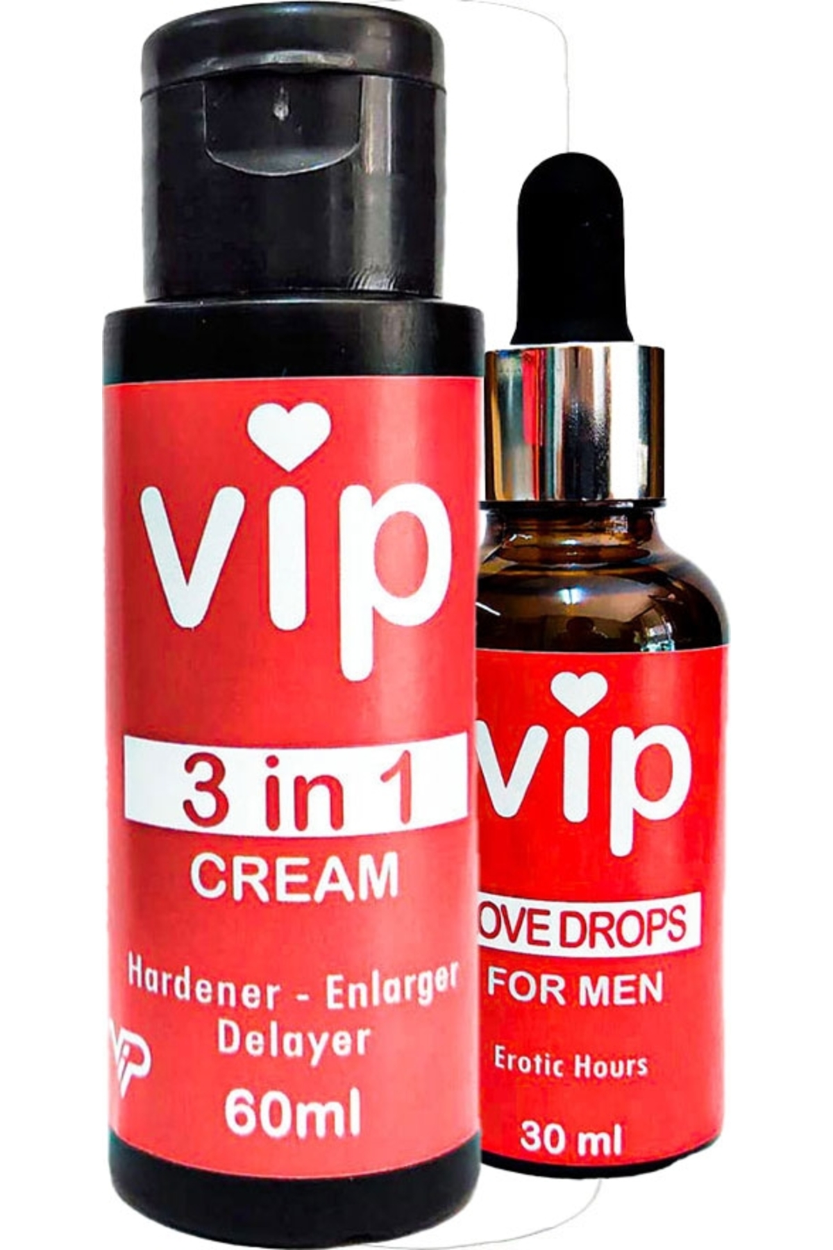 Bezos Vıp 3x Etkişekillenme Kremi + 30 ml Extradestek Erkekdamla — GU-EYF-14547-AGC01