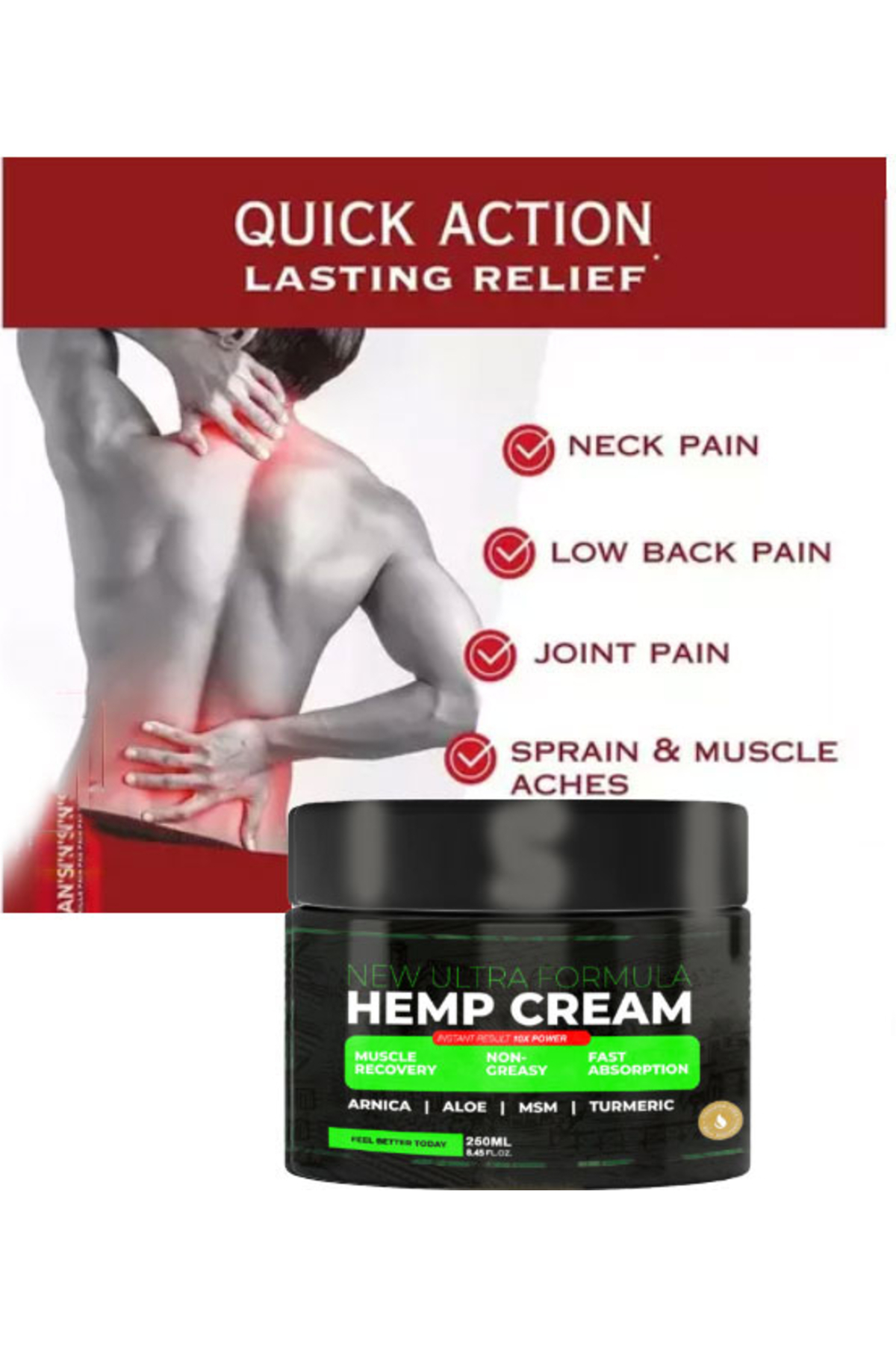 Louise Beauty - Hemp Cream 250 ml Krem — GU-EYF-17653-BZS0001 — تصویر 2 از 2