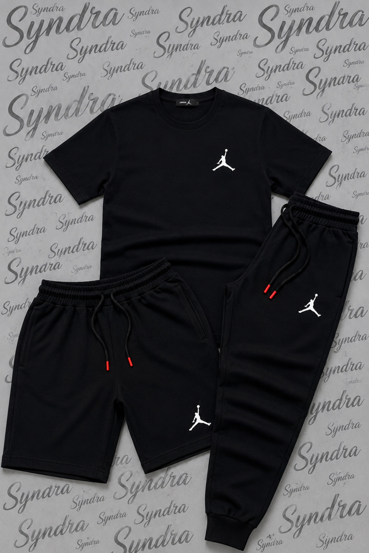 Syndra Set od 3 komada letnje sportske uniforme (majica, šortsevi, trenerka)