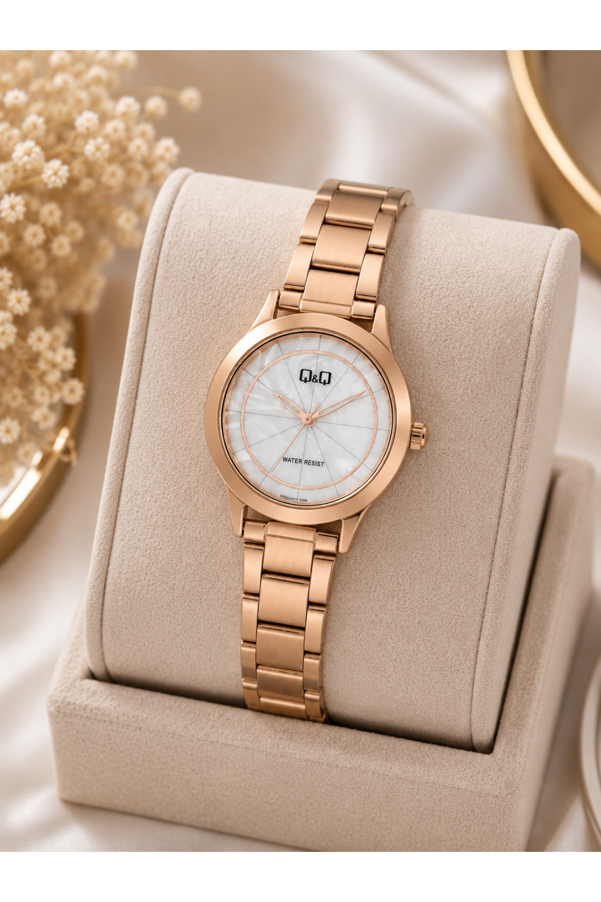 Q&Q Kadın Kol Saati Rose Gold Renk Günlük ve Şık Kombin Hediye