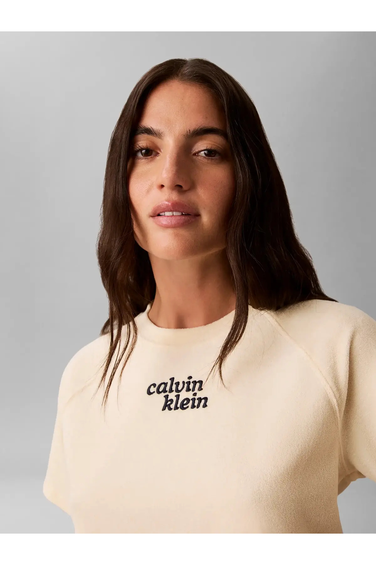 تیشرتزنانهCalvin Kleinرنگ کرم