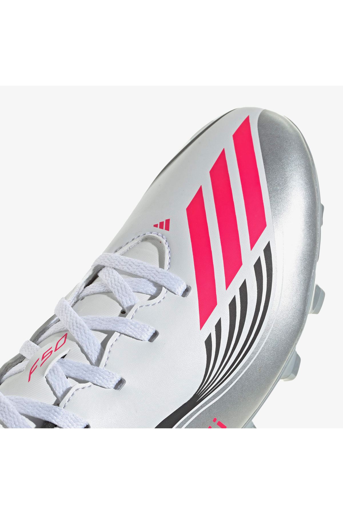 adidas F50 MESSI LEAGUE FG/MG J JP7454 Gri Krampon görsel 8