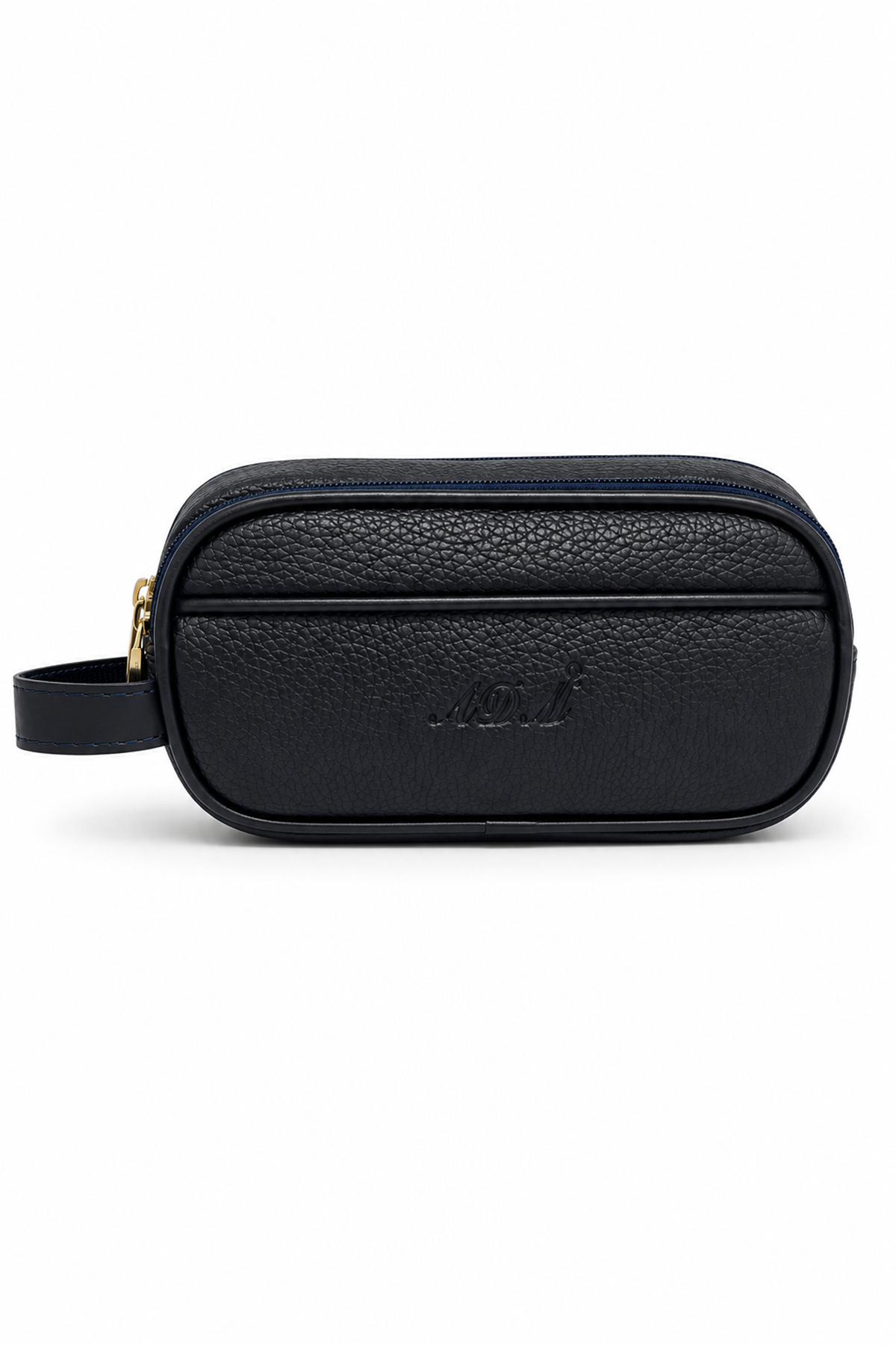 VIATOX AR-01 Erkek Siyah Suya Dayanıklı Suni Vegan Deri Traşlık Bakım Seyahat El Çantası Portföy/clutch LAC görsel 4