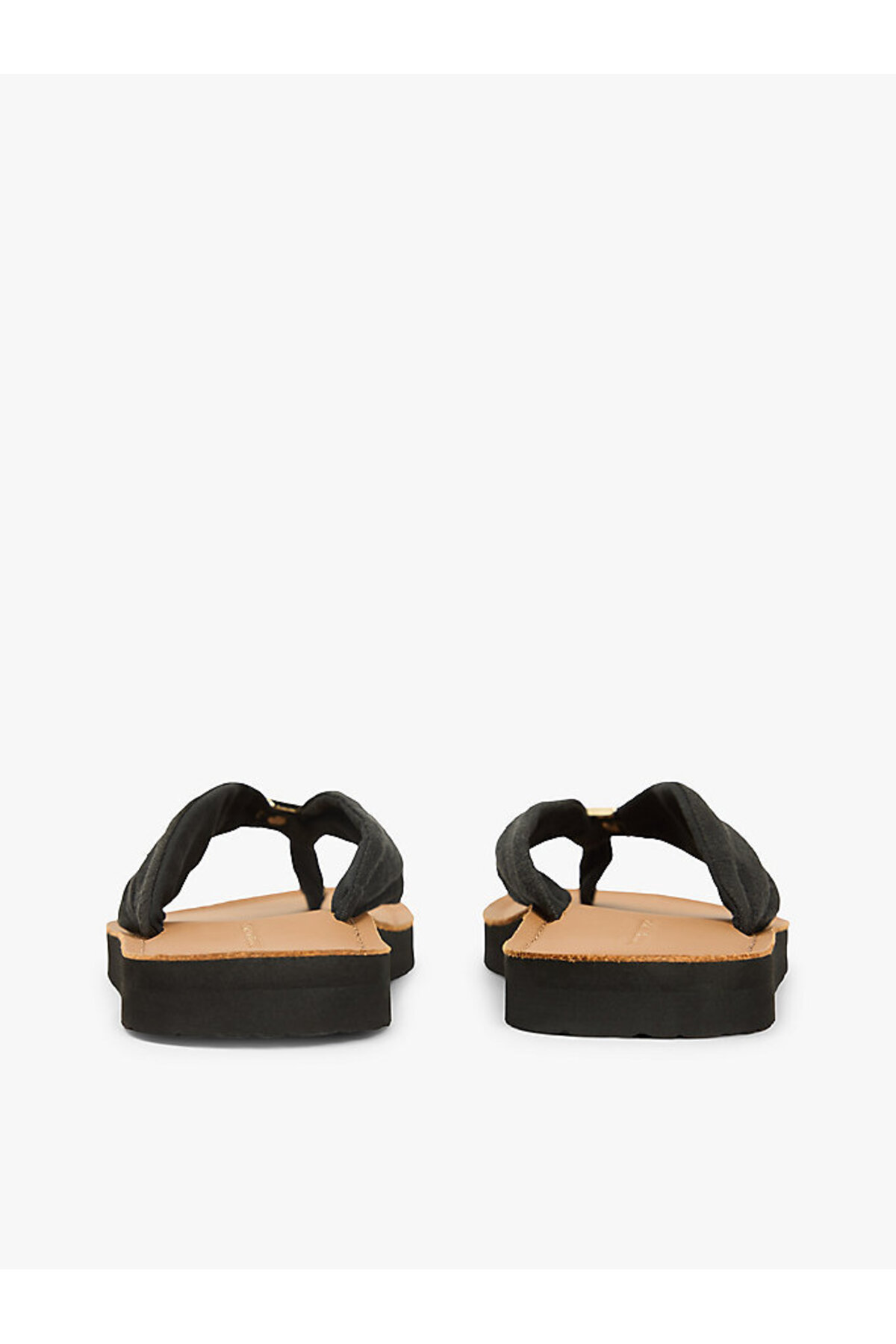 Tommy Hilfiger Kadın TH Footbed Summer Deri Sandalet görsel 4
