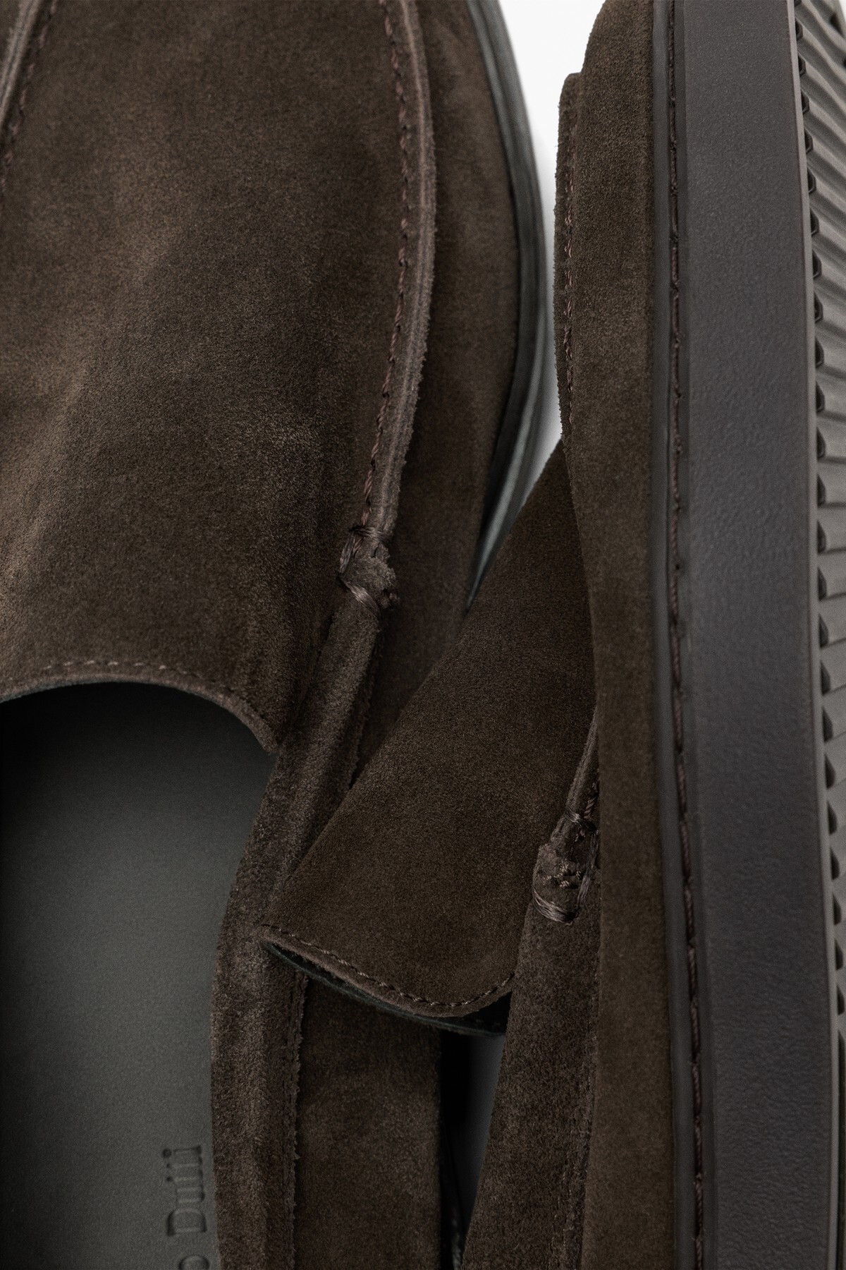 Massimo Dutti Süet deri makosen görsel 4