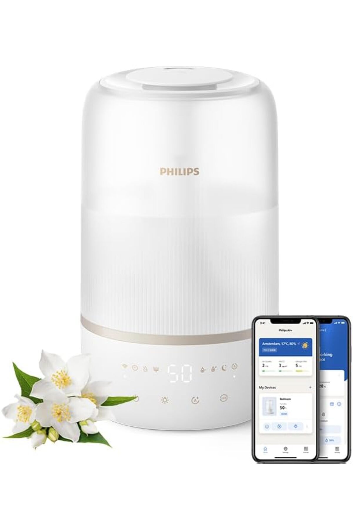 Air humidifier of the 1000 series – relieves dry air effects, suitable for rooms up to 41 m2