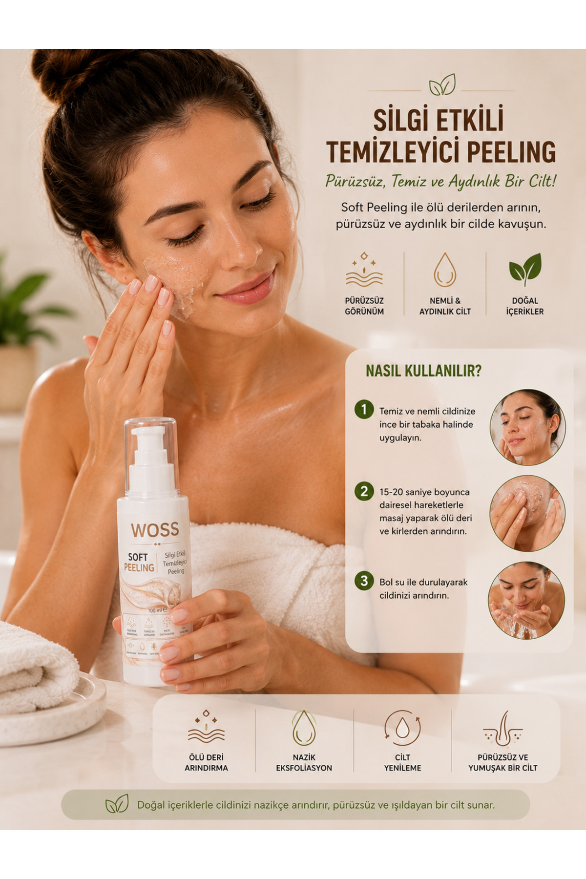 SİLGİ ETKİLİ PEELİNG 100 ML — WSP1010 — تصویر 2 از 2