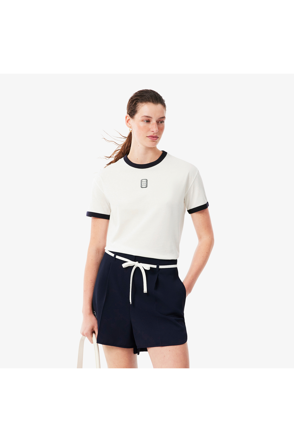 تیشرتزنانهLacosteسفید