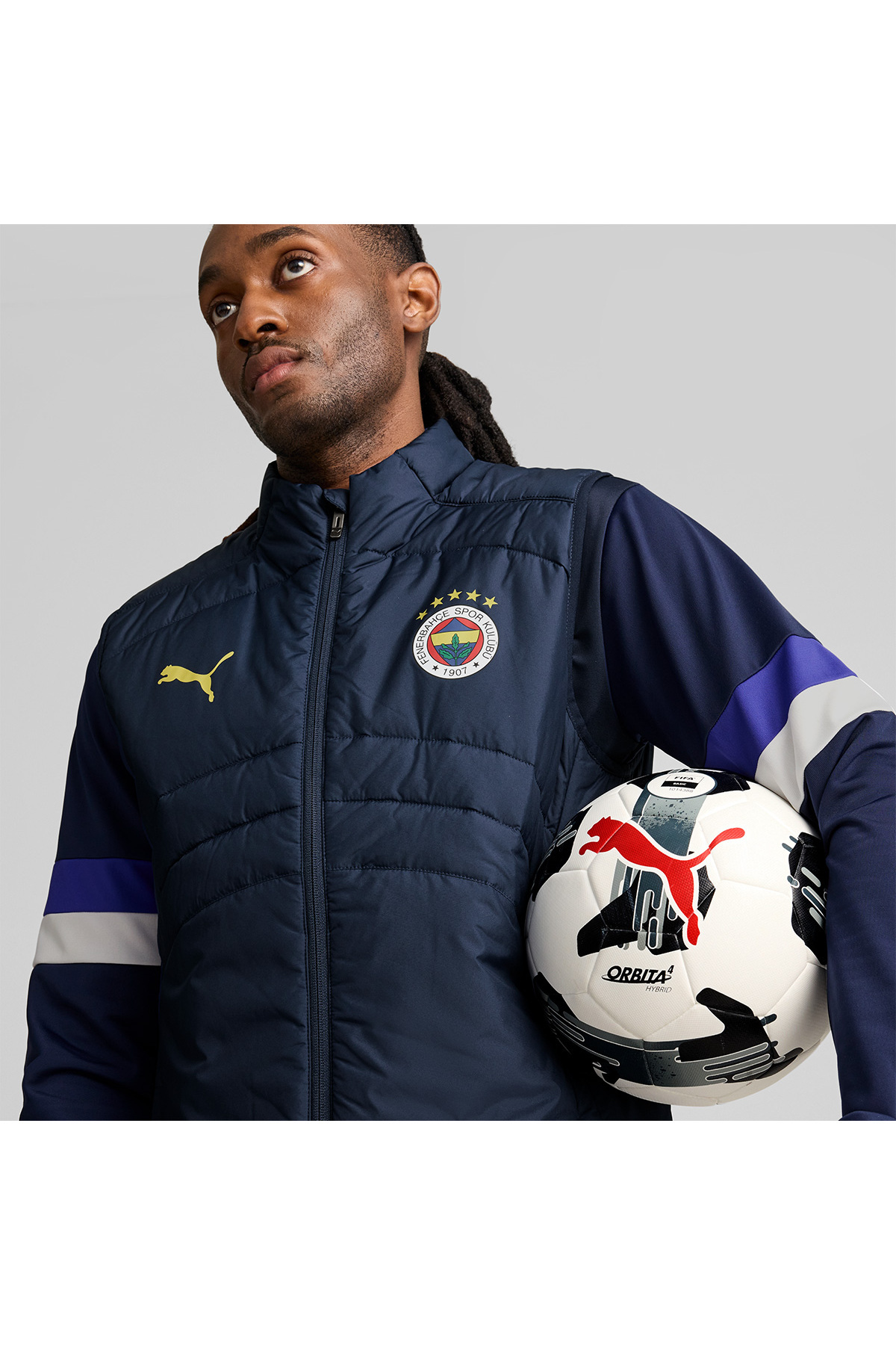 Puma Fenerbahçe Gilet Erkek Lacivert Yelek görsel 4