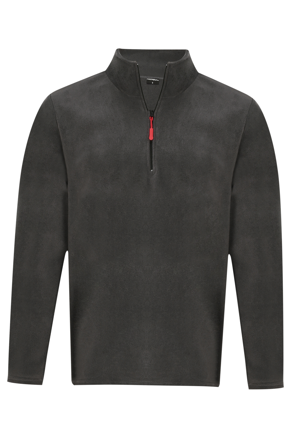 MOONBULL Erkek 3'lü Tüylenme Yapmaz Fit Bato Yaka Soğuk Geçirmez Polar Sweatshirt görsel 3