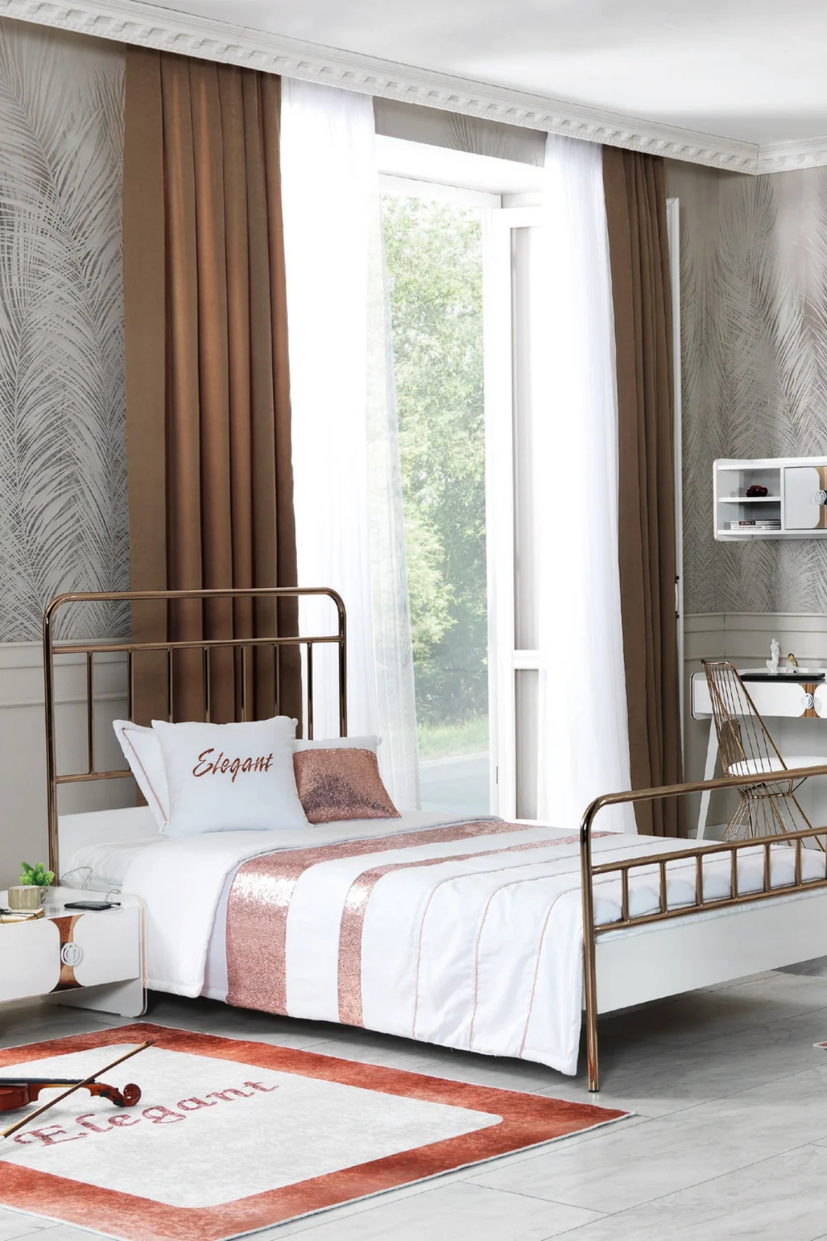 Palmera Elegant Genç Odası Takımı 7 Parça Kampanyalı Tam Set MDF