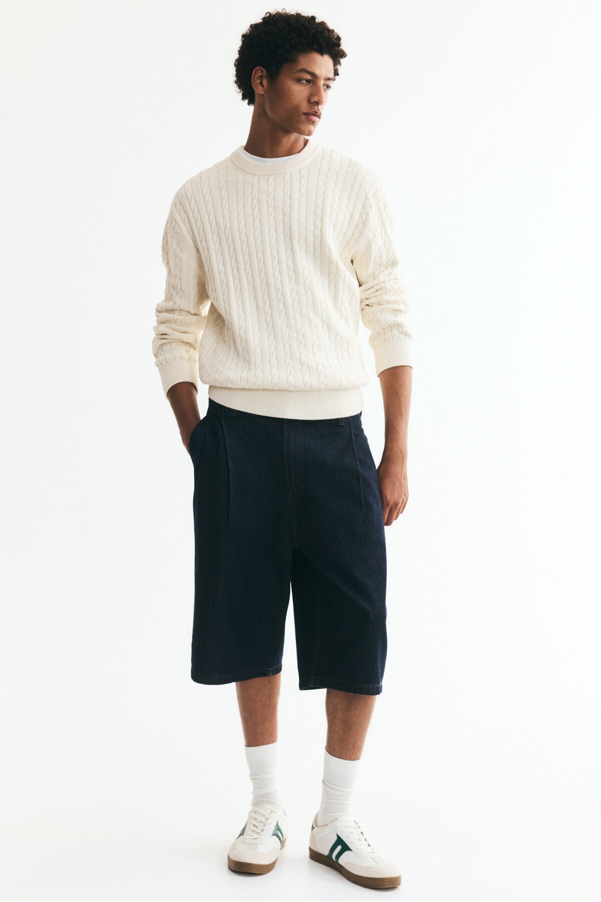 H&M Saç Örgüsü Kazak Regular Fit görsel 2