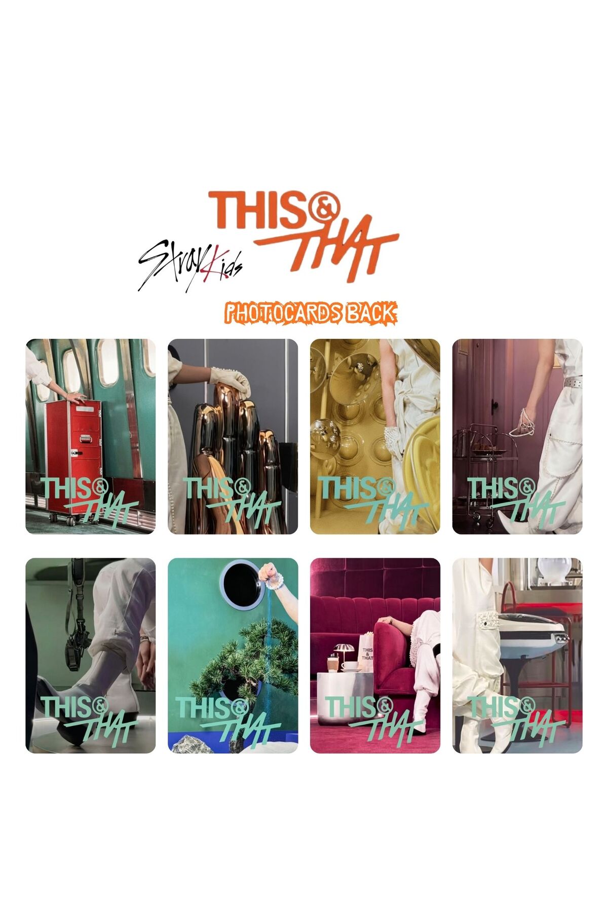 Kpop Dünyasi STRAY KIDS '' This & That '' TRUCK Ver. Photocards